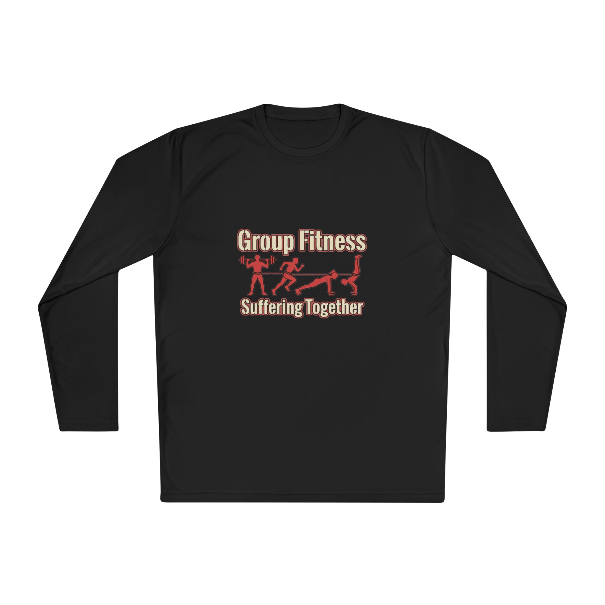 Group Fitness Suffering Together Unisex Lightweight Long Sleeve Tee