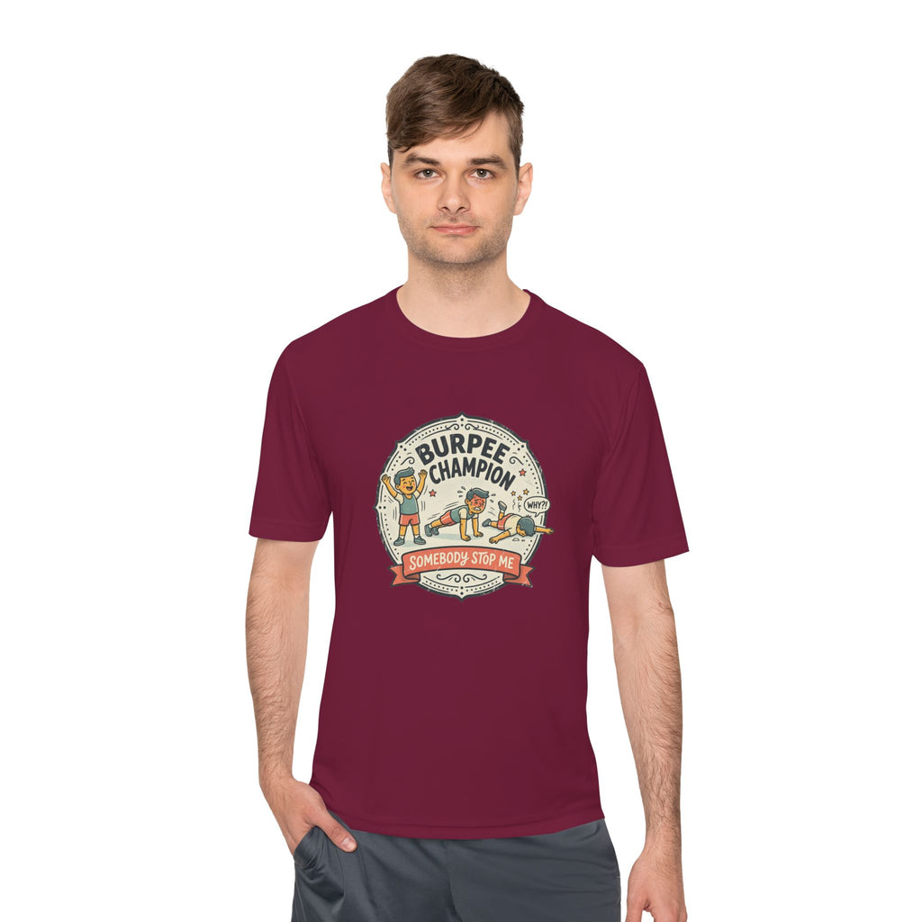 Burpee Champion Unisex Moisture Wicking Tee
