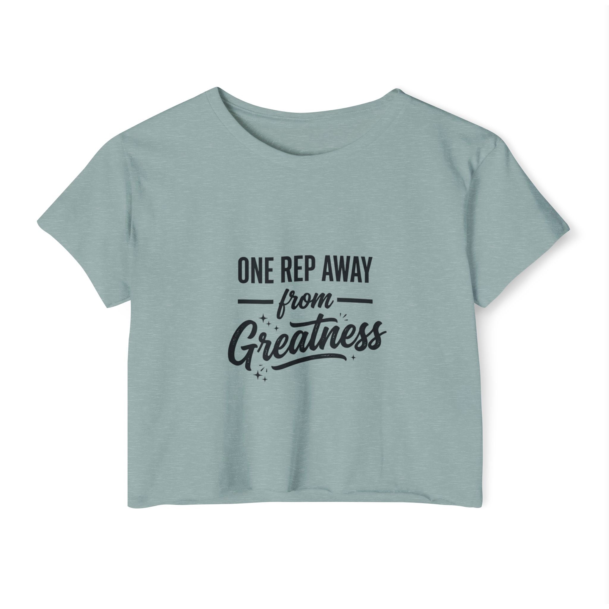 One Rep Away Women's Festival Crop Top
