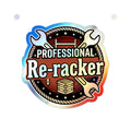 Professional Re-Racker Holographic Die-cut Stickers