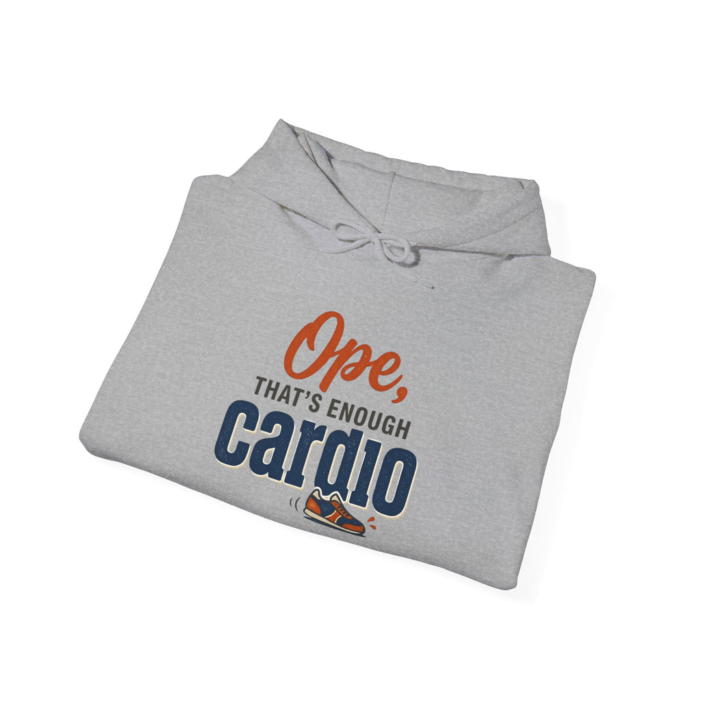 Ope, That's Enough Cardio Unisex Heavy Blend™ Hooded Sweatshirt