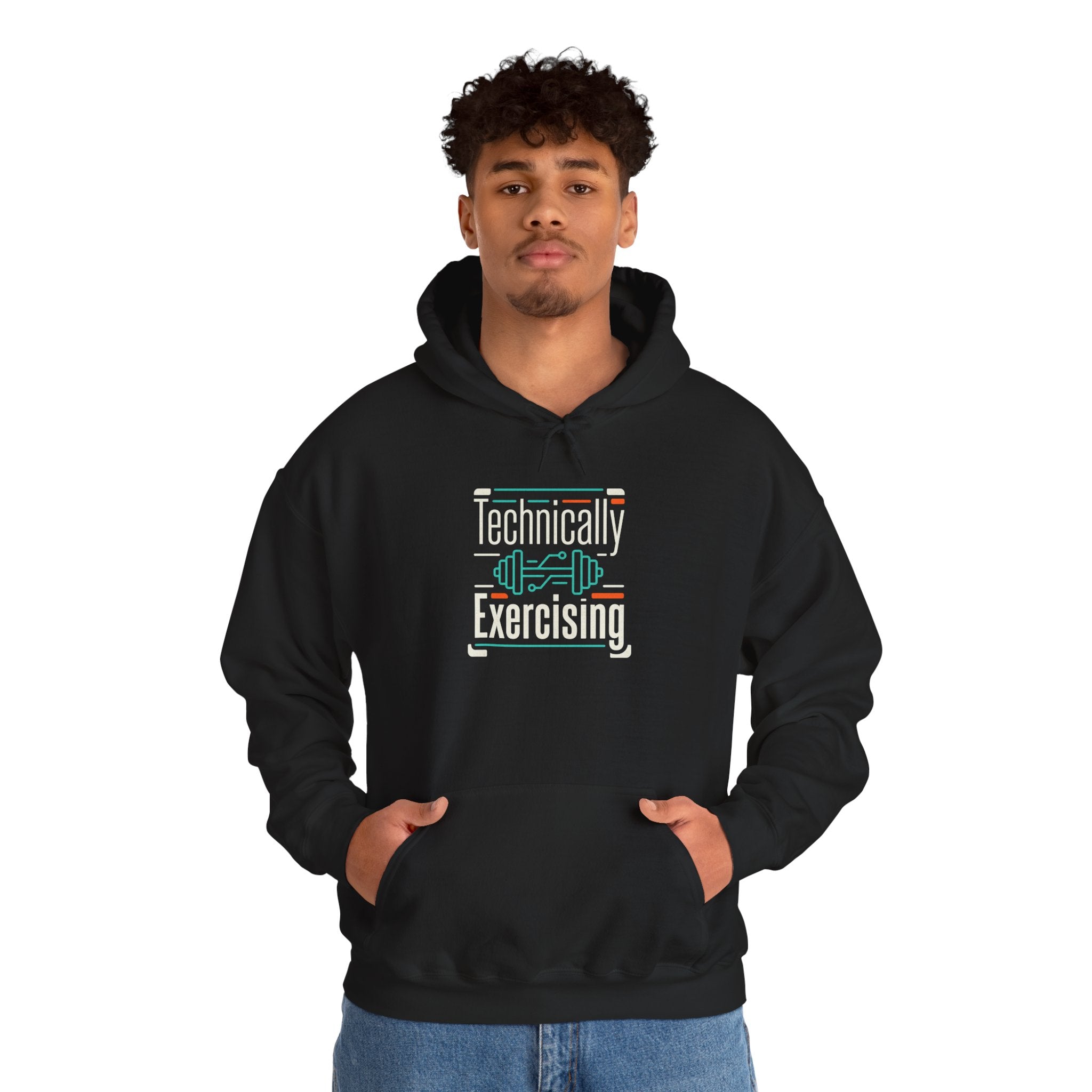 Technically Exercising Unisex Heavy Blend™ Hooded Sweatshirt