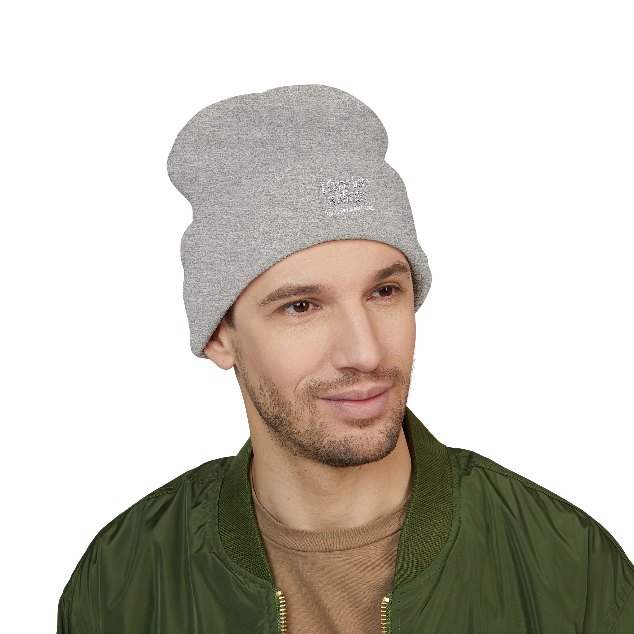 I Came Here Willingly Classic Cuffed Beanie (Embroidery)