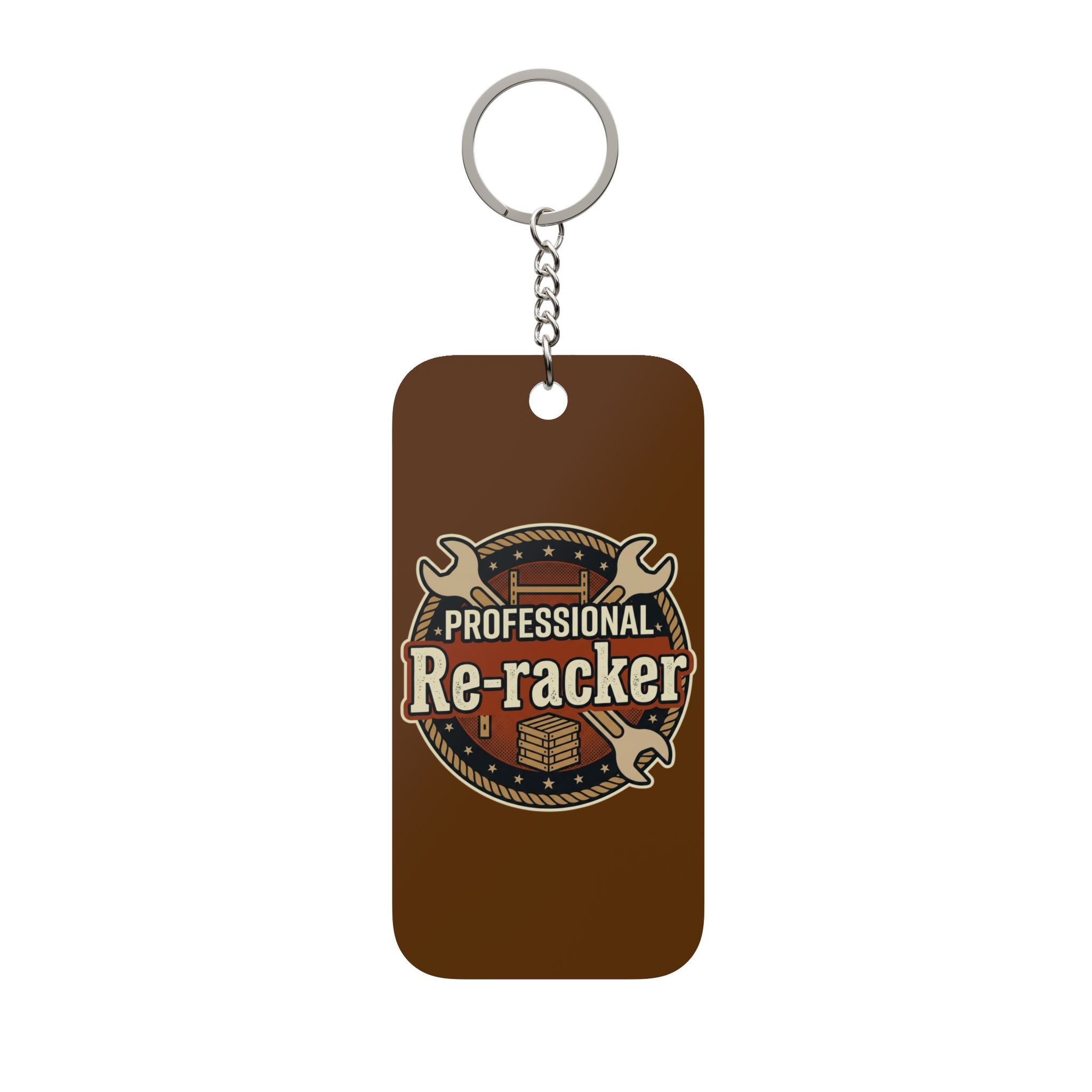 Professional Re-Racker Double-Sided Keychain Charm