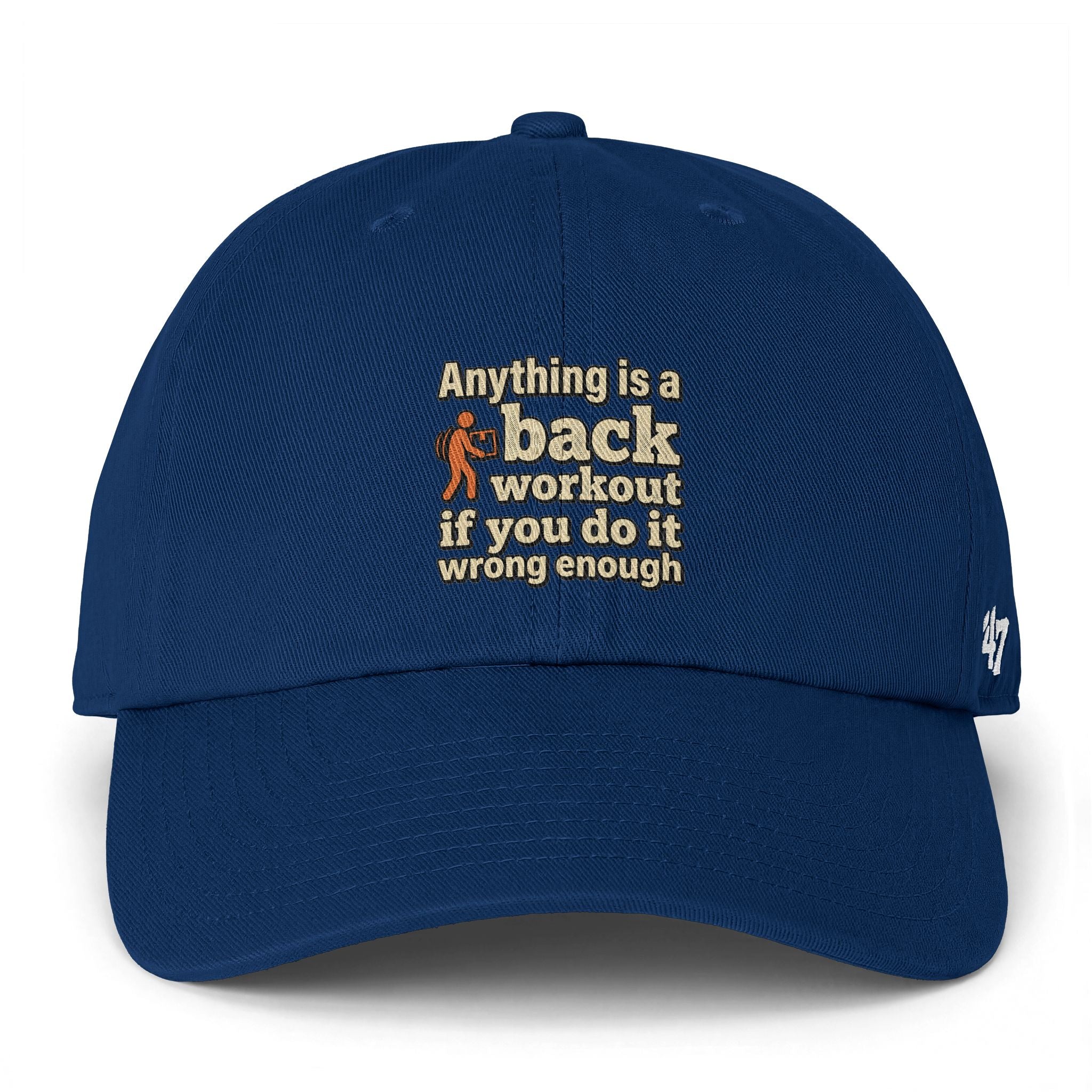 Anything is a Back Workout Clean Up Cap