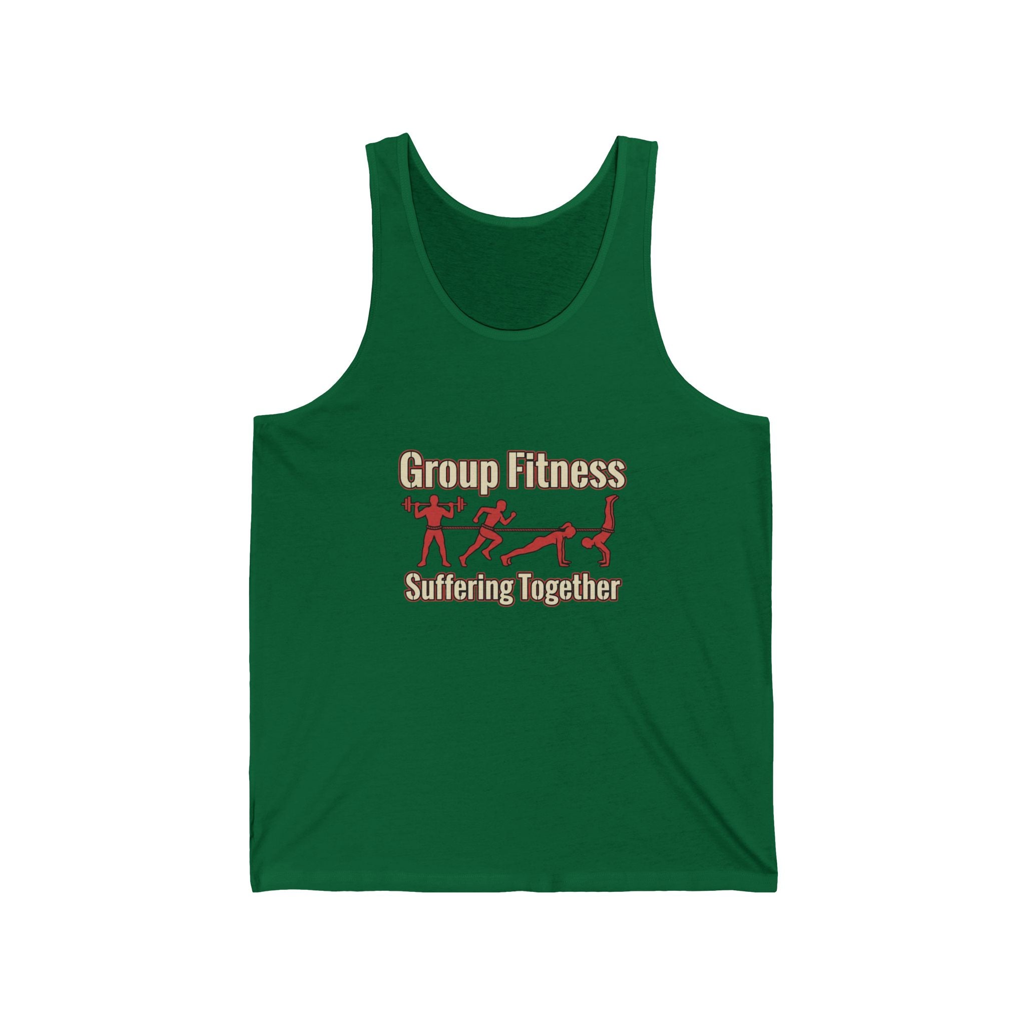 Group Fitness Suffering Together Unisex Jersey Tank