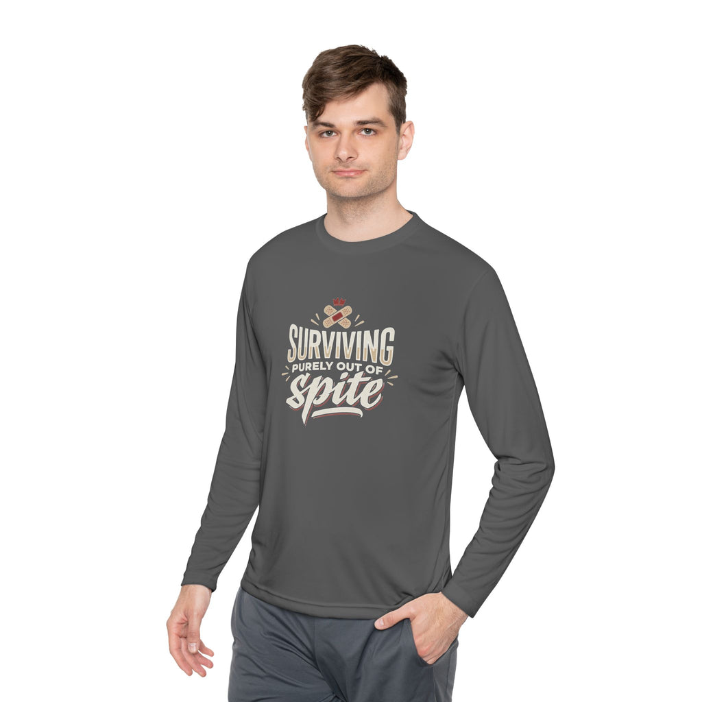 Surviving Purely Out of Spite Unisex Lightweight Long Sleeve Tee