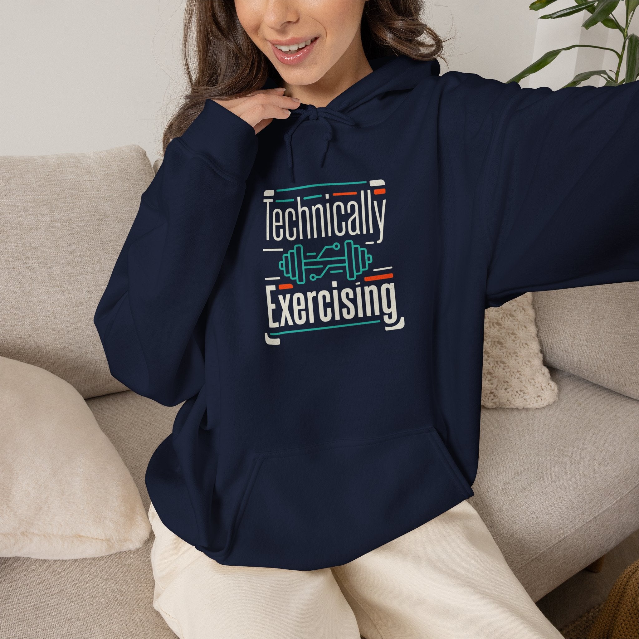 Technically Exercising Unisex Heavy Blend™ Hooded Sweatshirt