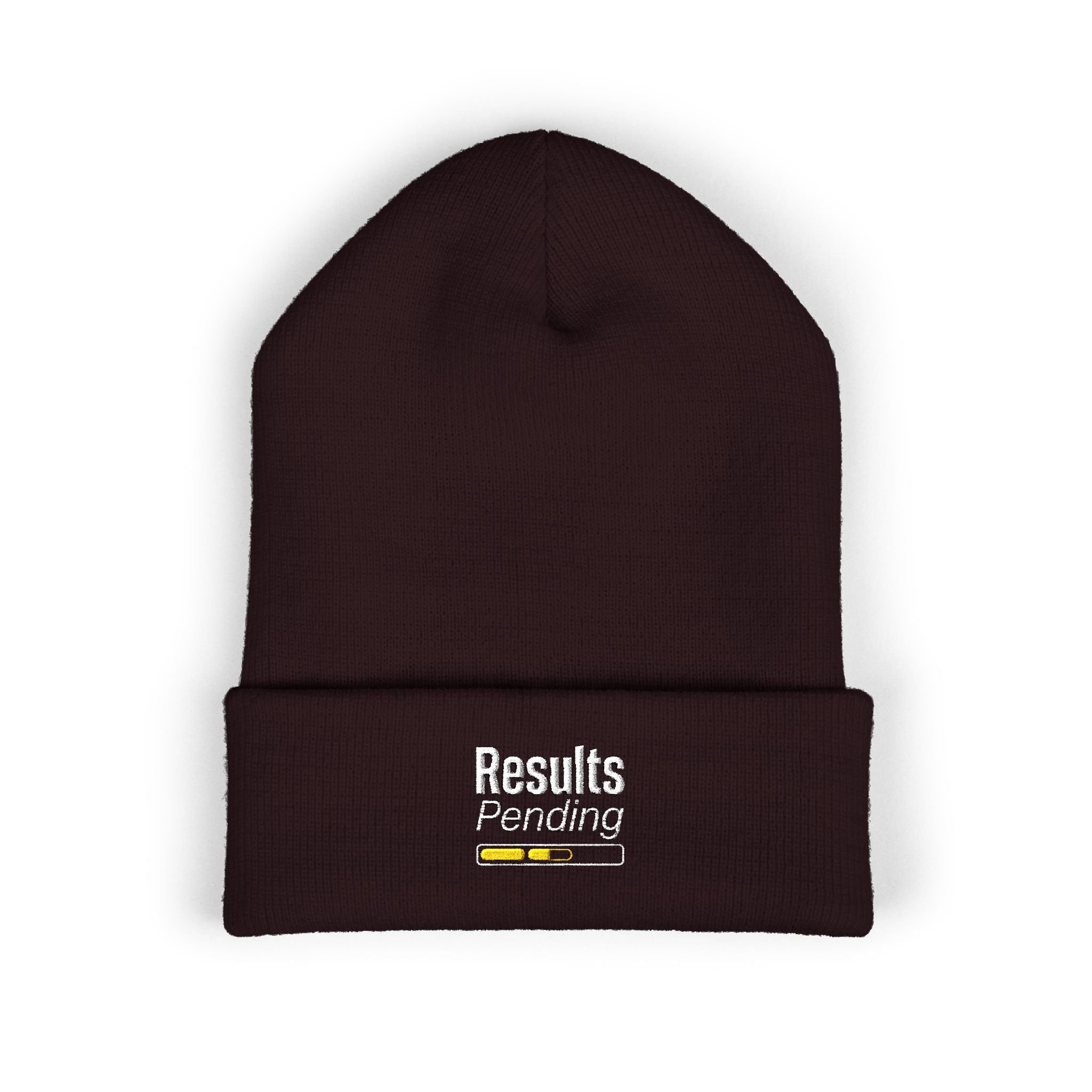 Results Pending Classic Cuffed Beanie (Embroidery)