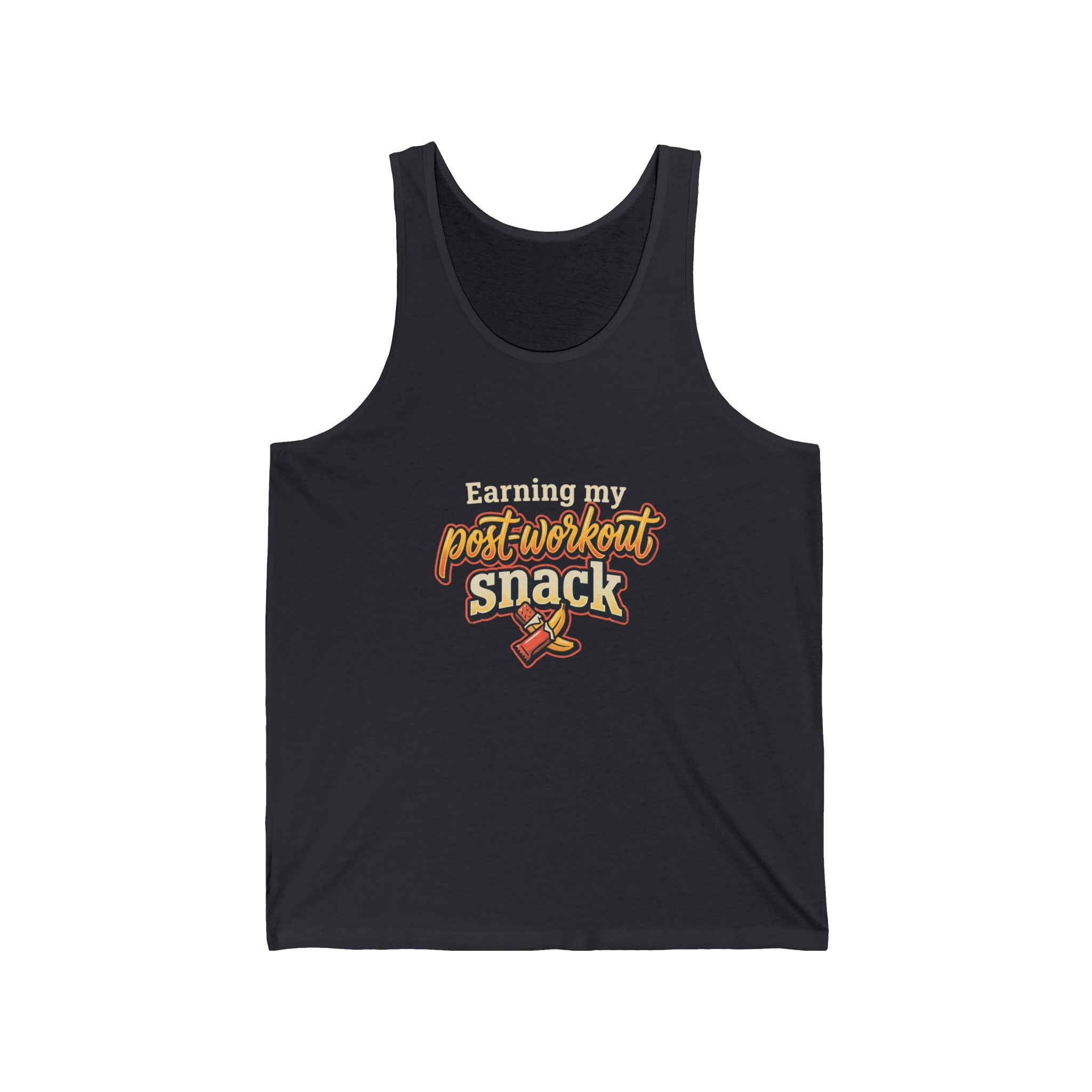 Earning My Post-Workout Snack Unisex Jersey Tank