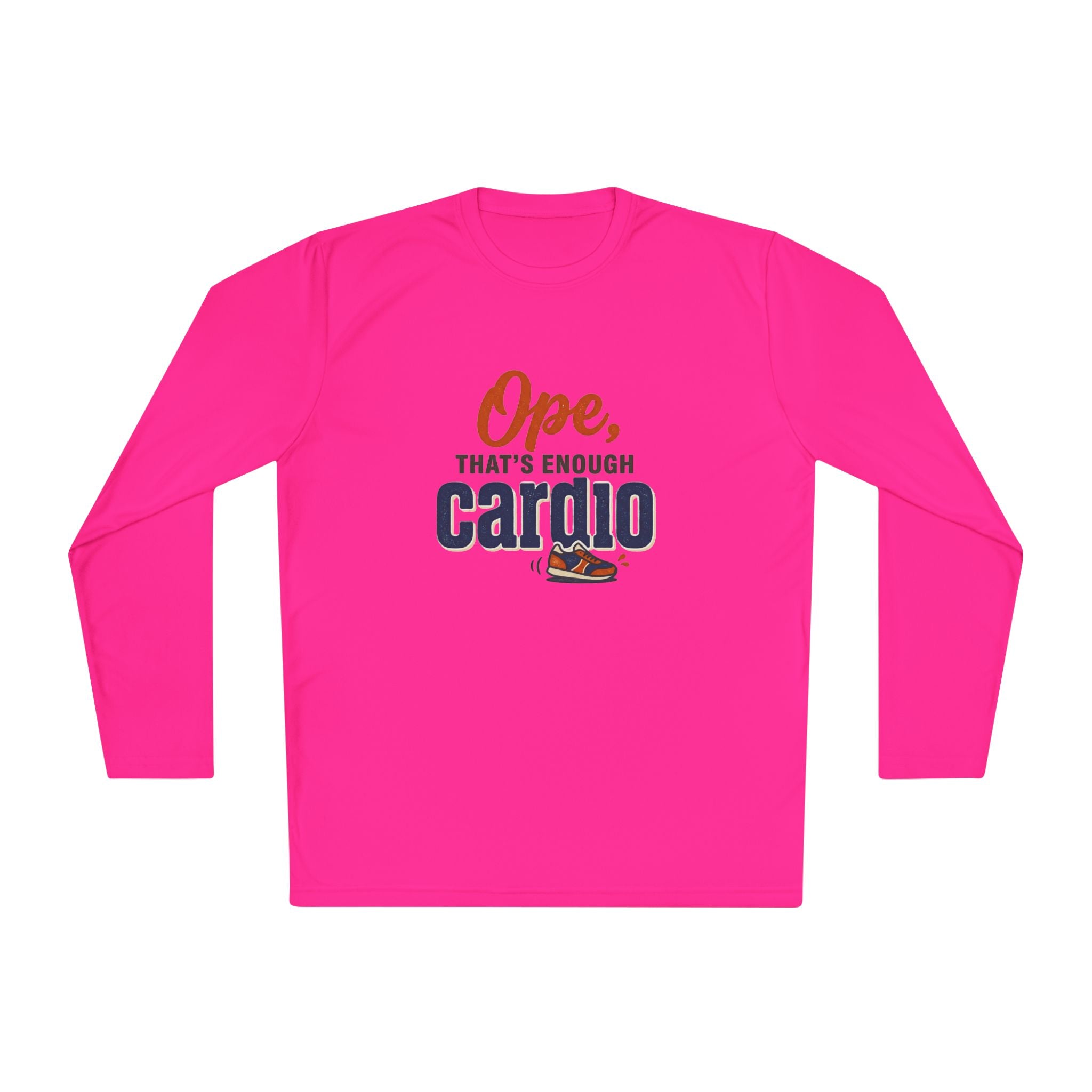 Ope, That's Enough Cardio Unisex Lightweight Long Sleeve Tee