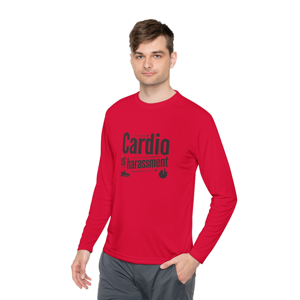 Cardio is Harassment Unisex Lightweight Long Sleeve Tee