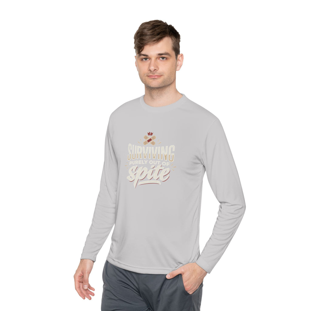 Surviving Purely Out of Spite Unisex Lightweight Long Sleeve Tee