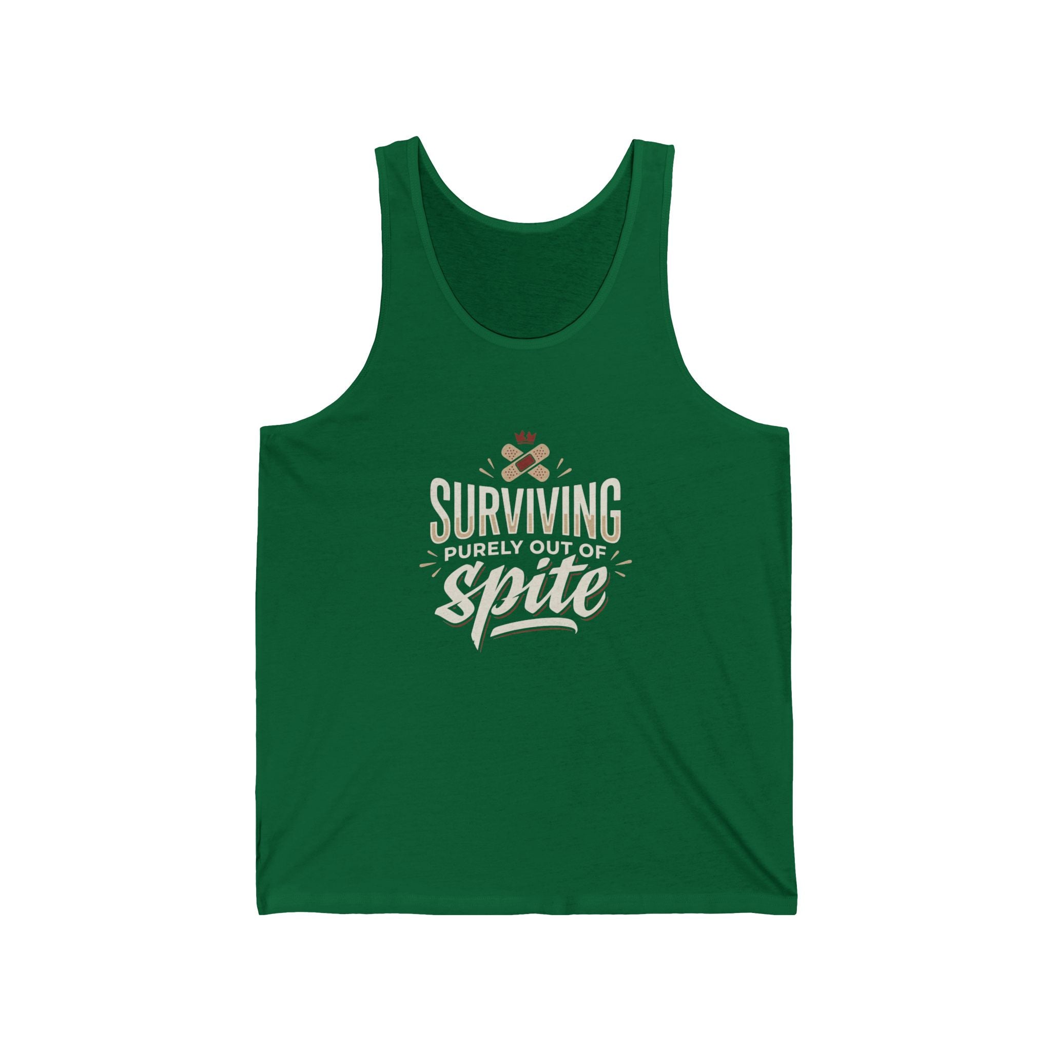 Surviving Purely Out of Spite Unisex Jersey Tank