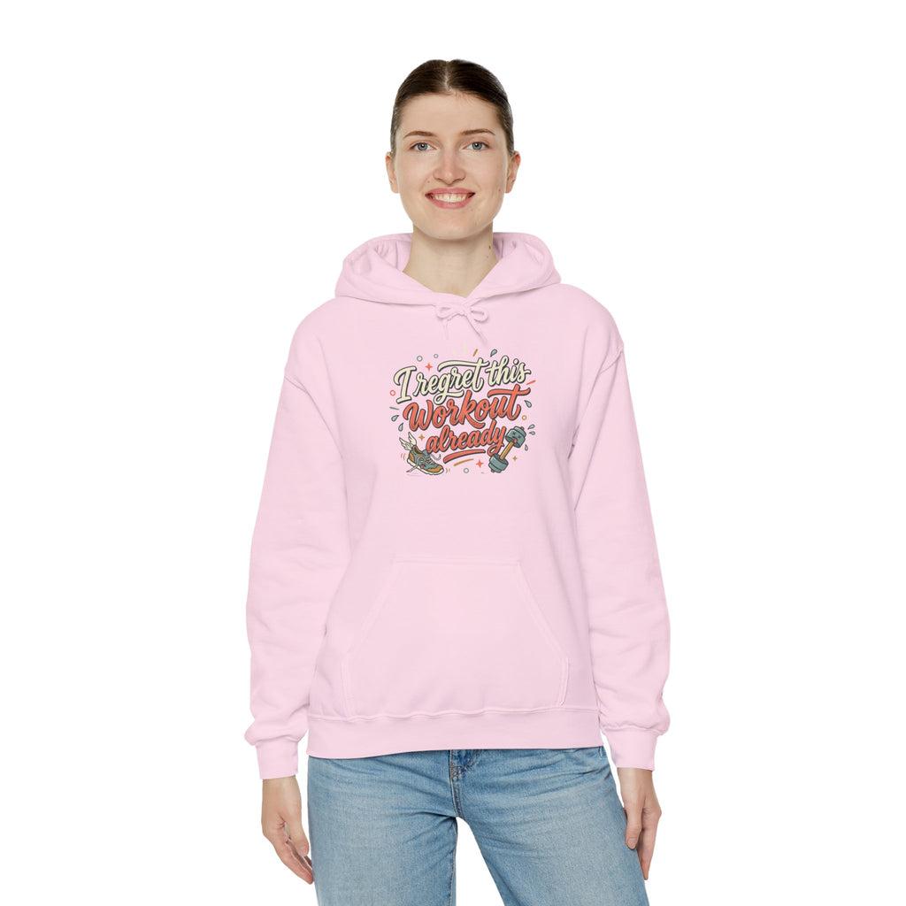 I Regret This Workout Unisex Heavy Blend™ Hooded Sweatshirt