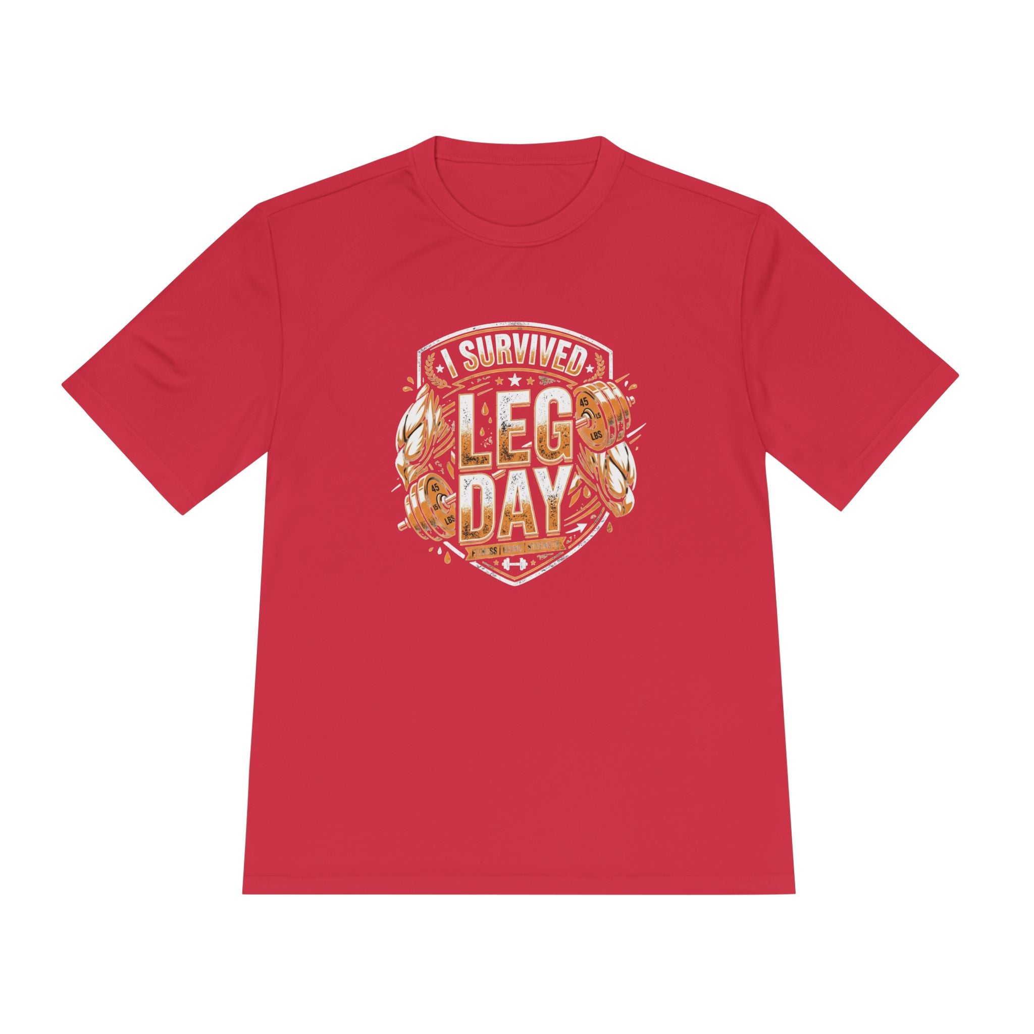 I Survived Leg Day Unisex Moisture Wicking Tee