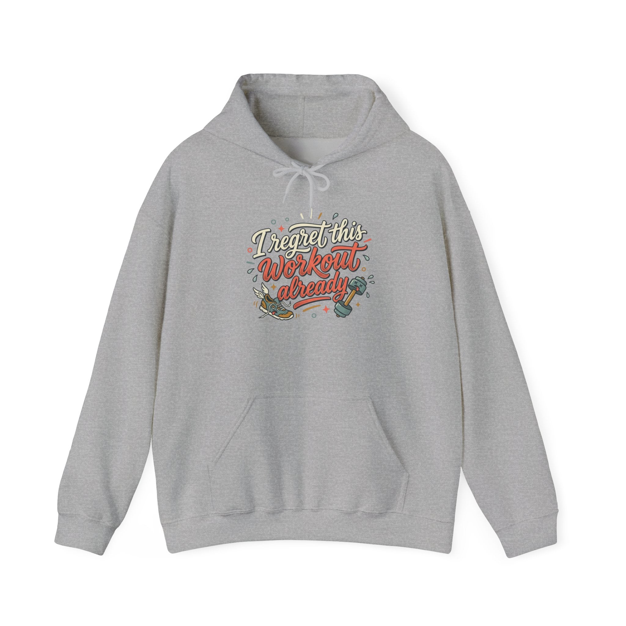 I Regret This Workout Unisex Heavy Blend™ Hooded Sweatshirt