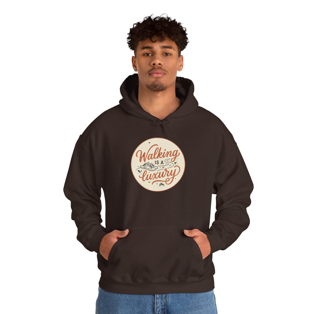 Walking is a Luxury Unisex Heavy Blend™ Hooded Sweatshirt