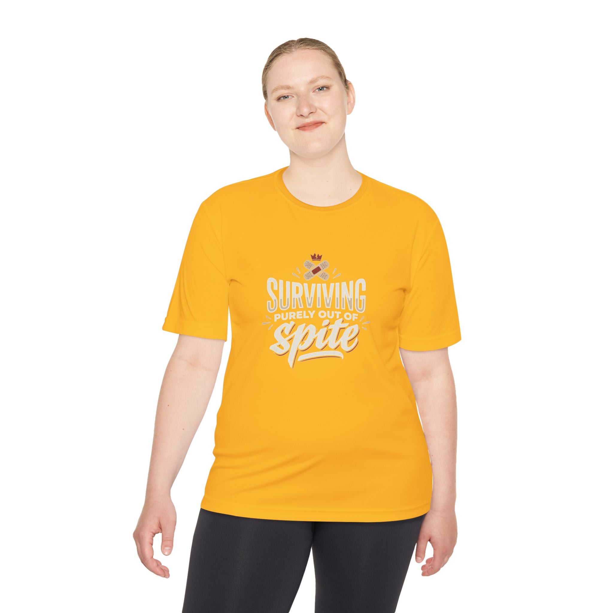 Surviving Purely Out of Spite Unisex Moisture Wicking Tee