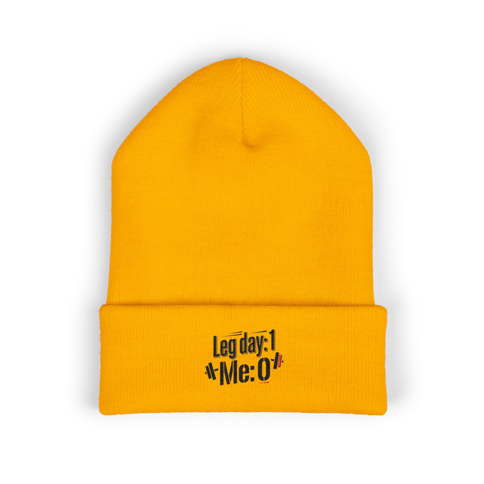 Leg Day Classic Cuffed Beanie (Embroidery)