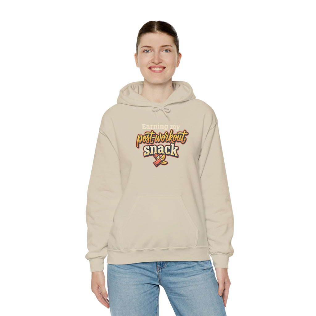 Earning My Post-Workout Snack Unisex Heavy Blend™ Hooded Sweatshirt