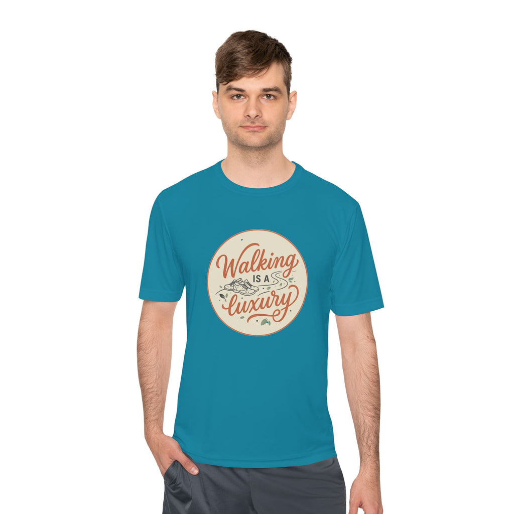 Walking is a Luxury Unisex Moisture Wicking Tee