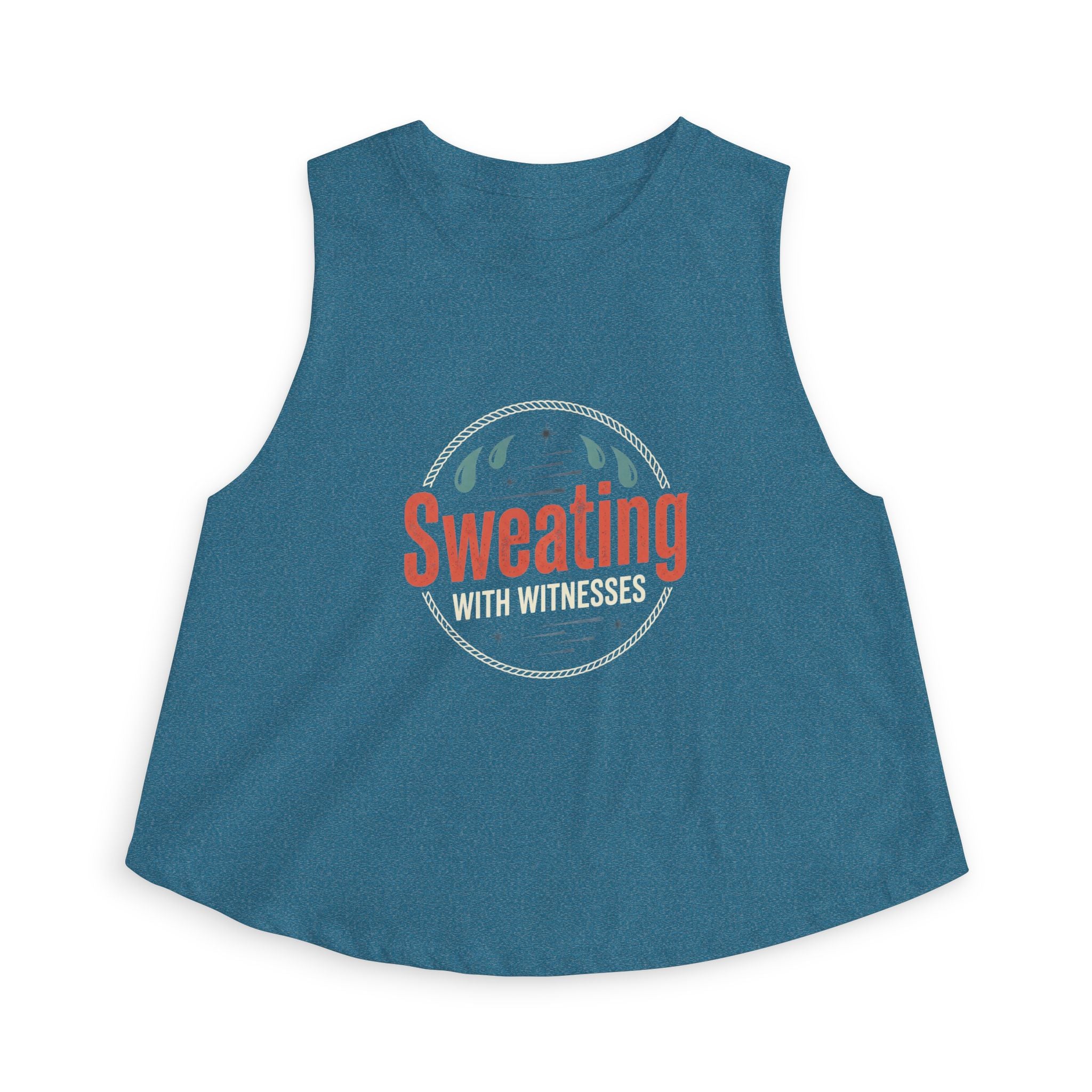 Sweating with Witnesses Women's Crop Top