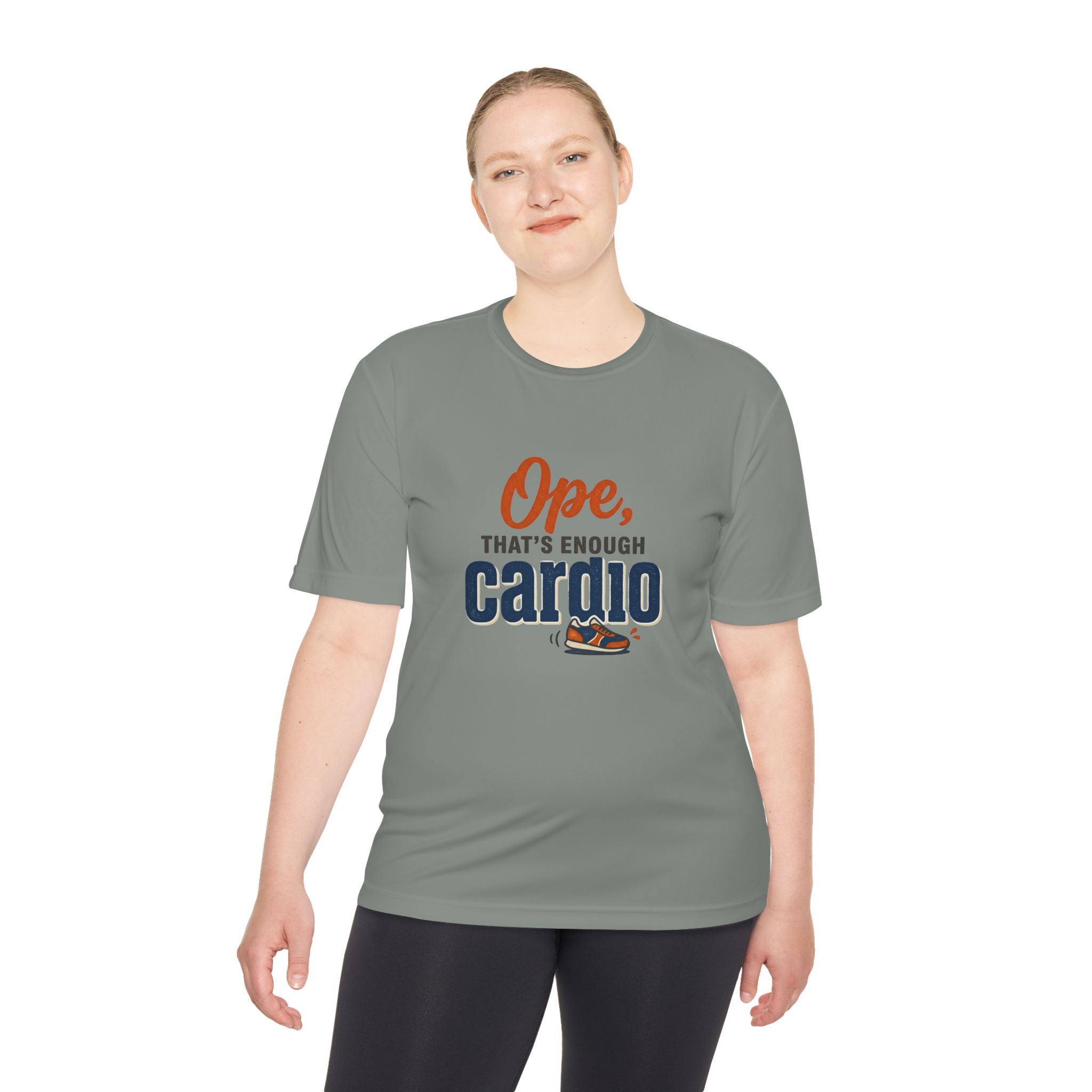 Ope, That's Enough Cardio Unisex Moisture Wicking Tee