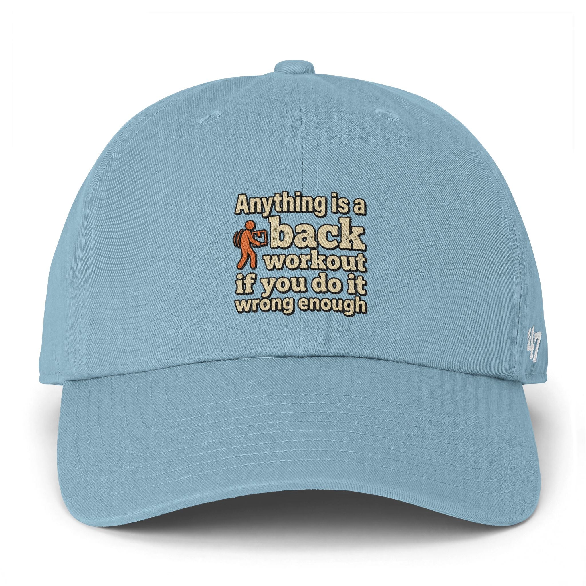 Anything is a Back Workout Clean Up Cap