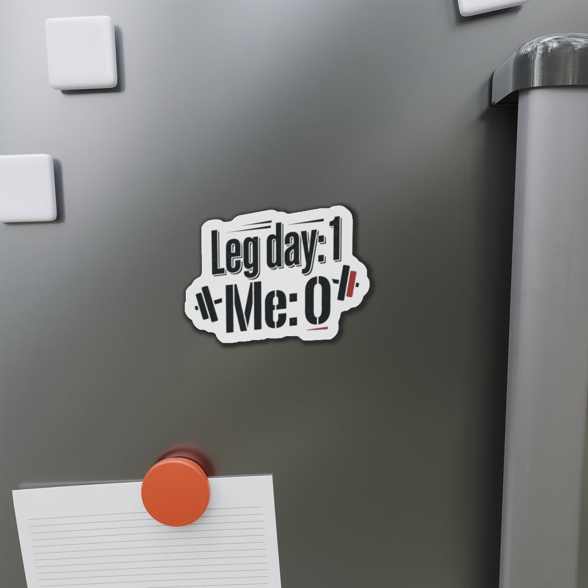 Leg Day Die-Cut Magnets