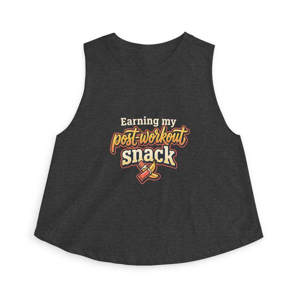 Earning My Post-Workout Snack Women's Crop Top