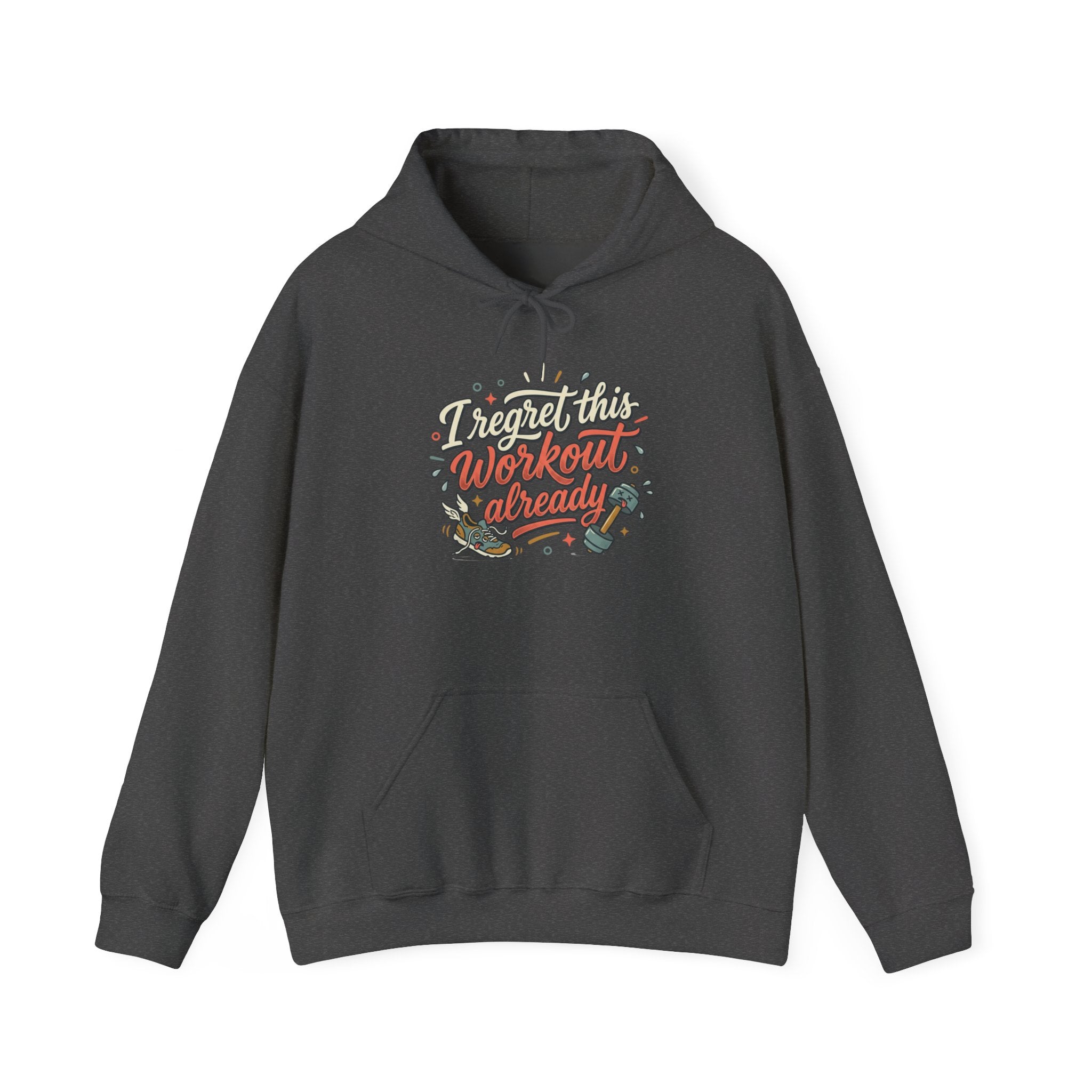 I Regret This Workout Unisex Heavy Blend™ Hooded Sweatshirt