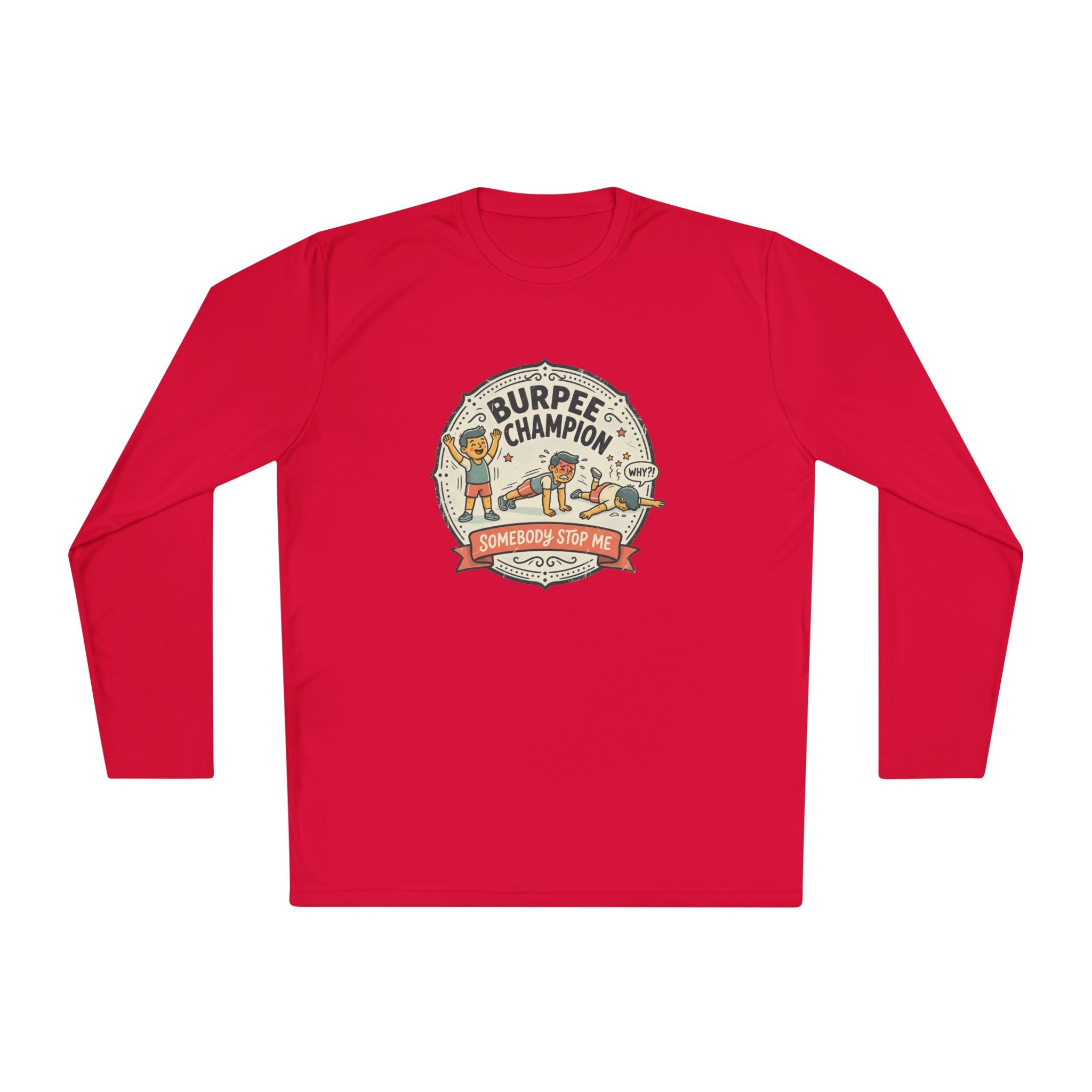 Burpee Champion Unisex Lightweight Long Sleeve Tee