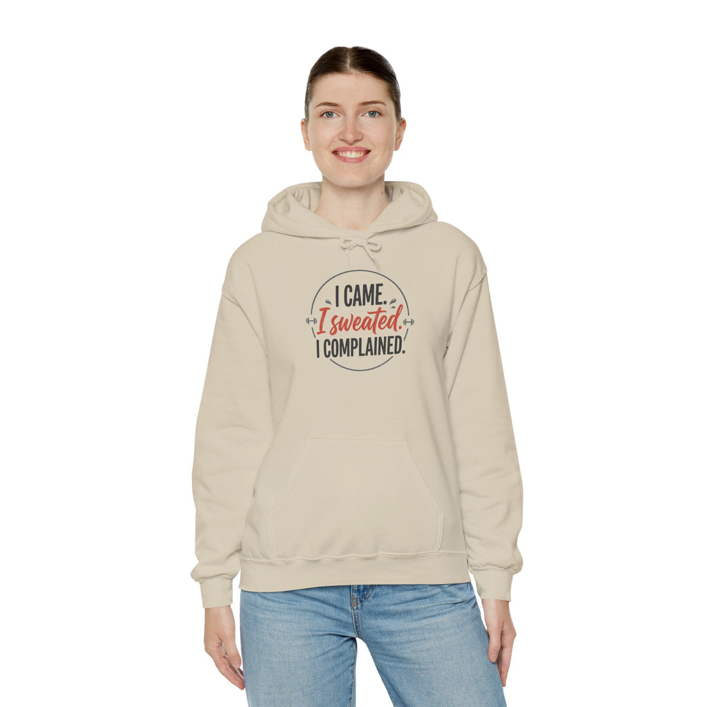 I Came I Sweated I Complained Unisex Heavy Blend™ Hooded Sweatshirt