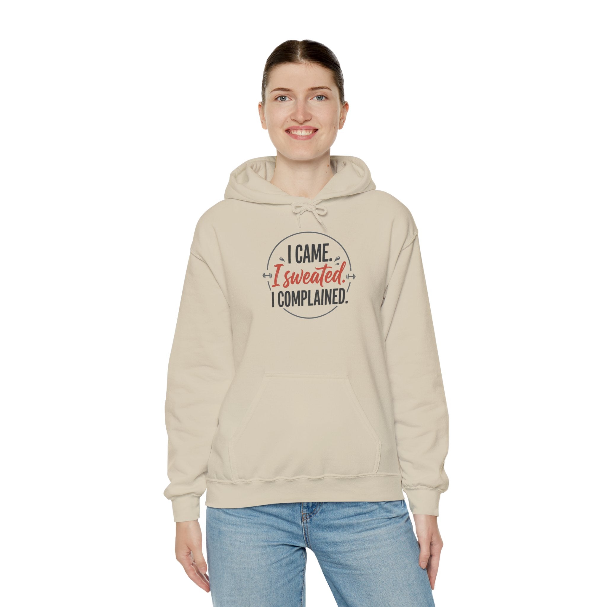 I Came I Sweated I Complained Unisex Heavy Blend™ Hooded Sweatshirt