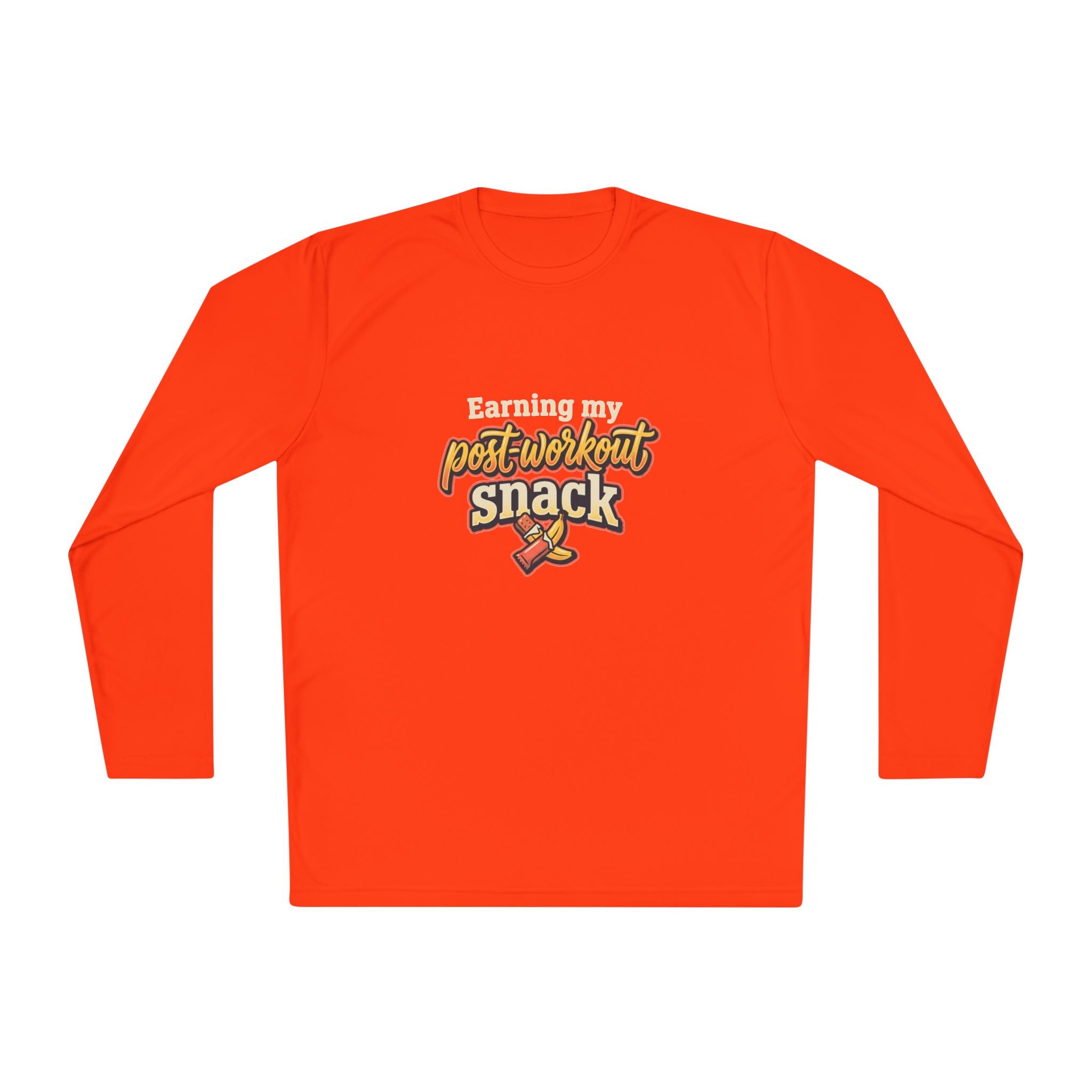 Earning My Post-Workout Snack Unisex Lightweight Long Sleeve Tee