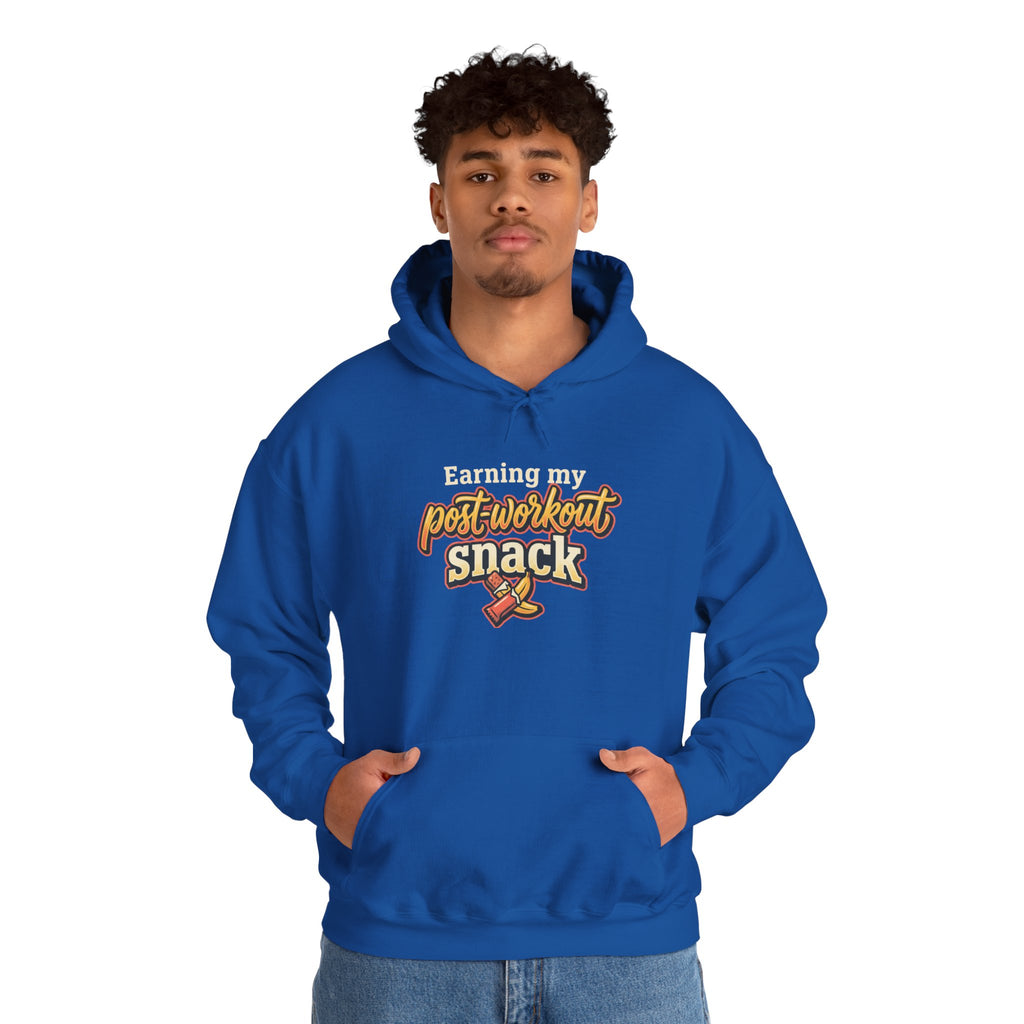 Earning My Post-Workout Snack Unisex Heavy Blend™ Hooded Sweatshirt