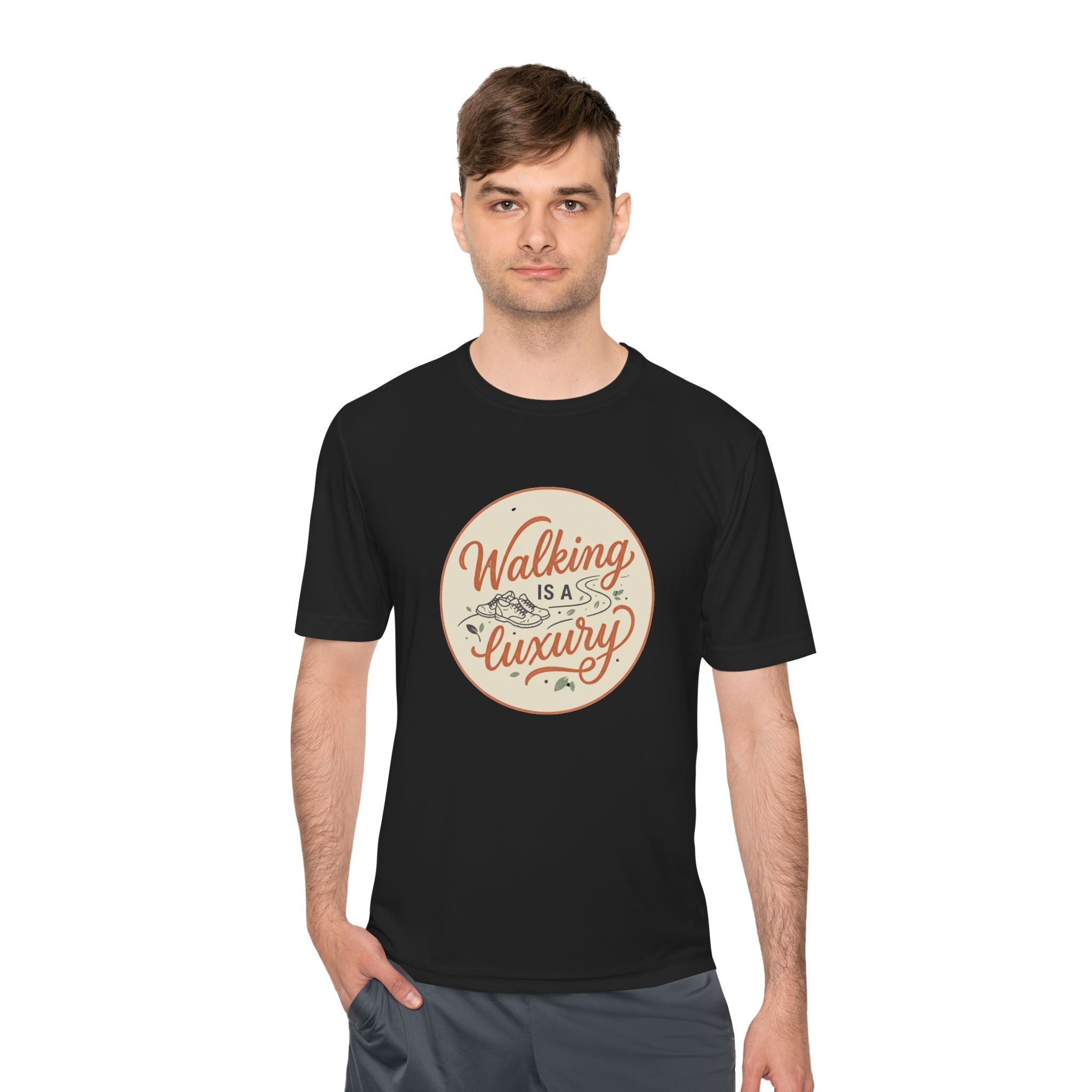Walking is a Luxury Unisex Moisture Wicking Tee
