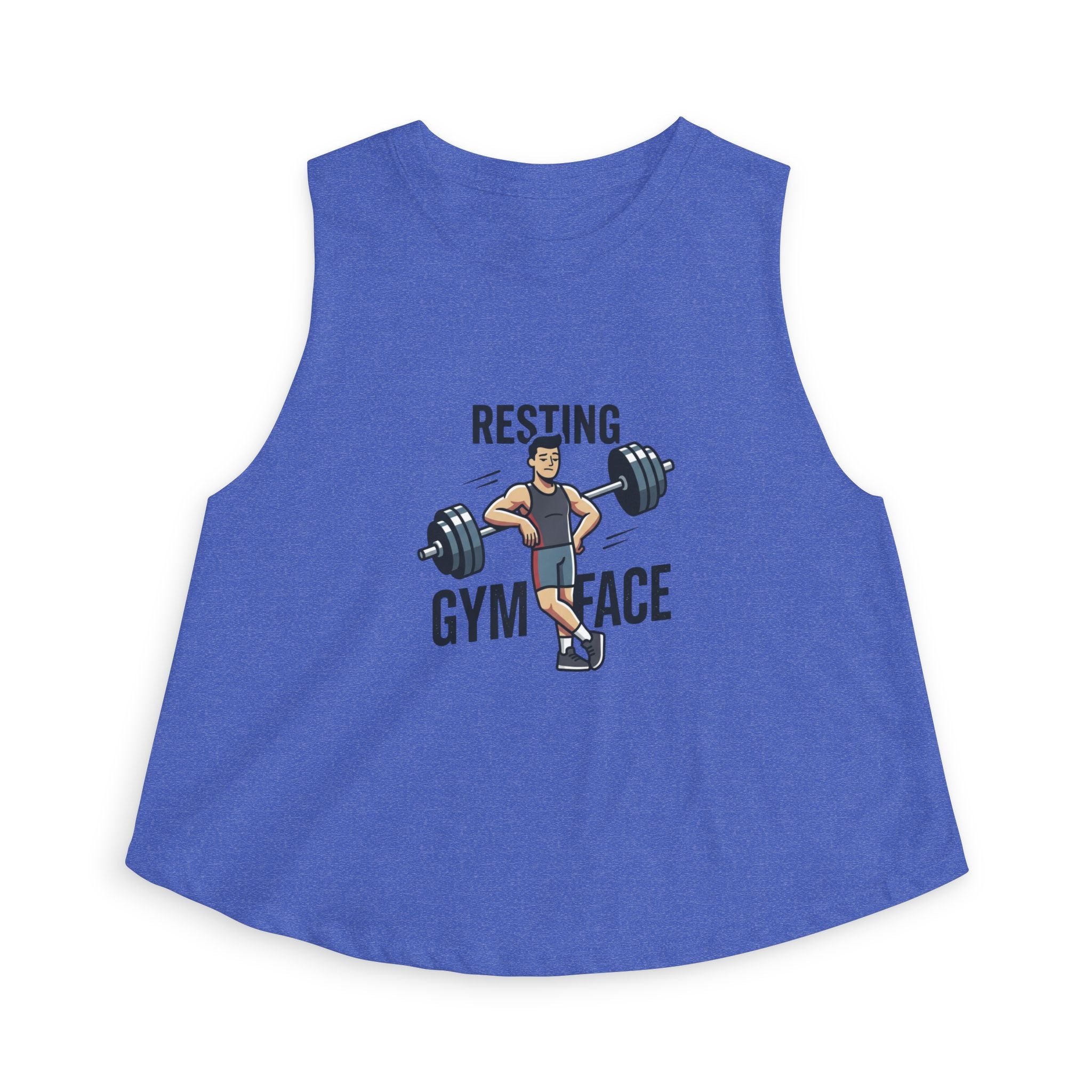 Resting Gym Face Women's Crop Top
