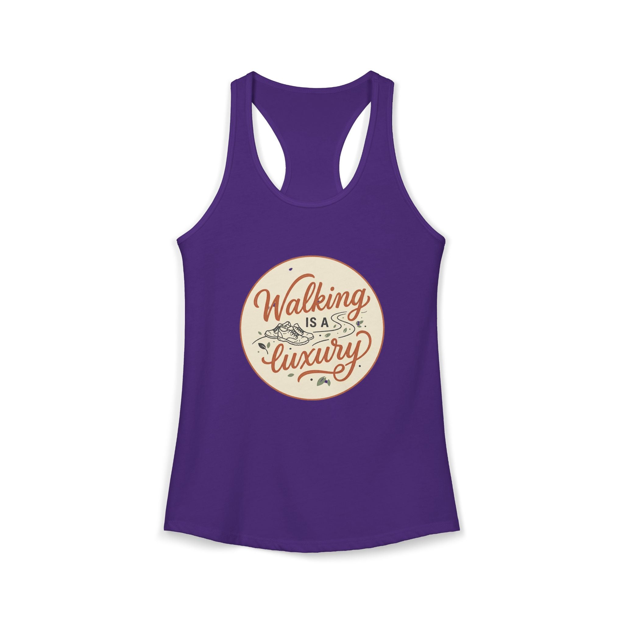 Walking is a Luxury Women's Ideal Racerback Tank