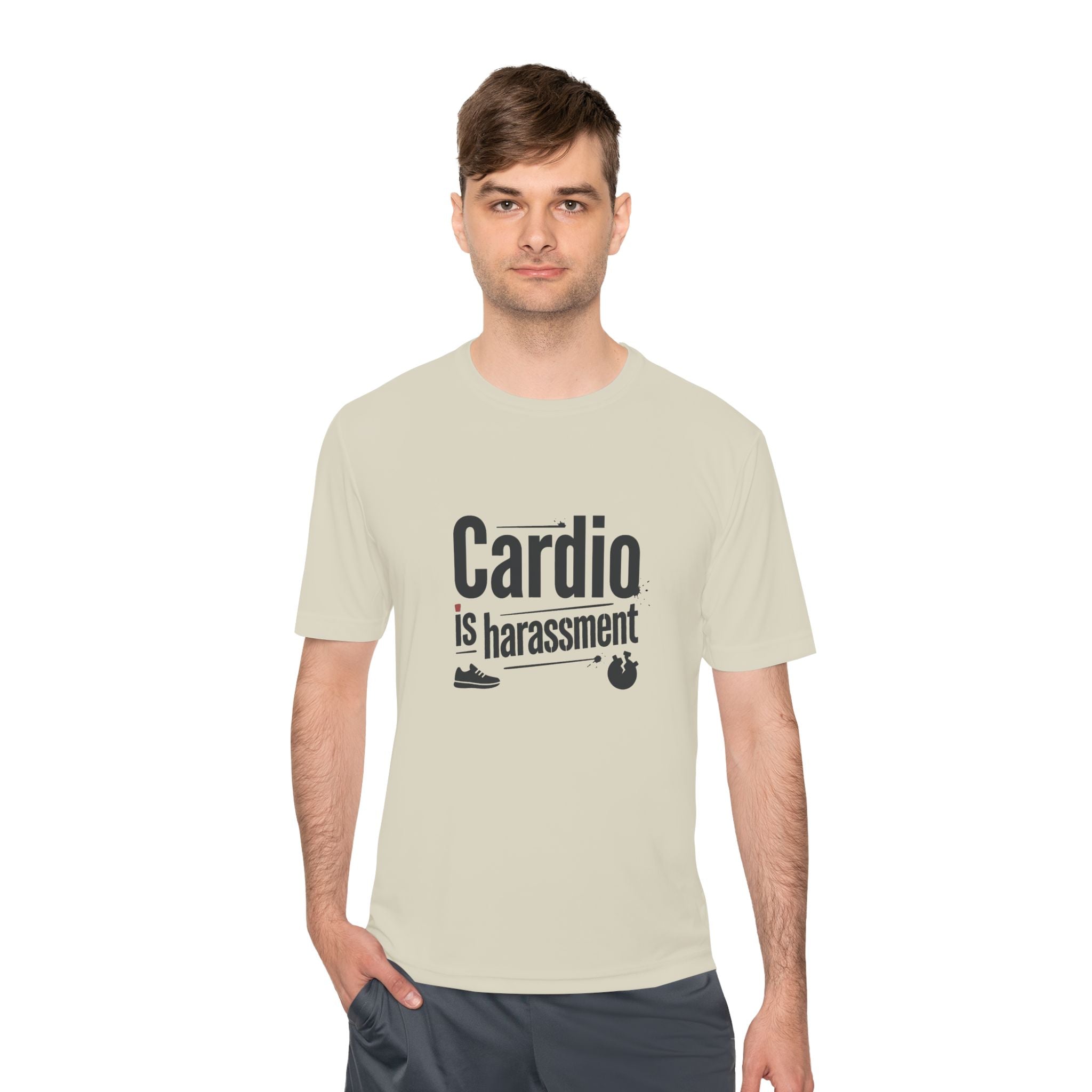 Cardio is Harassment Unisex Moisture Wicking Tee