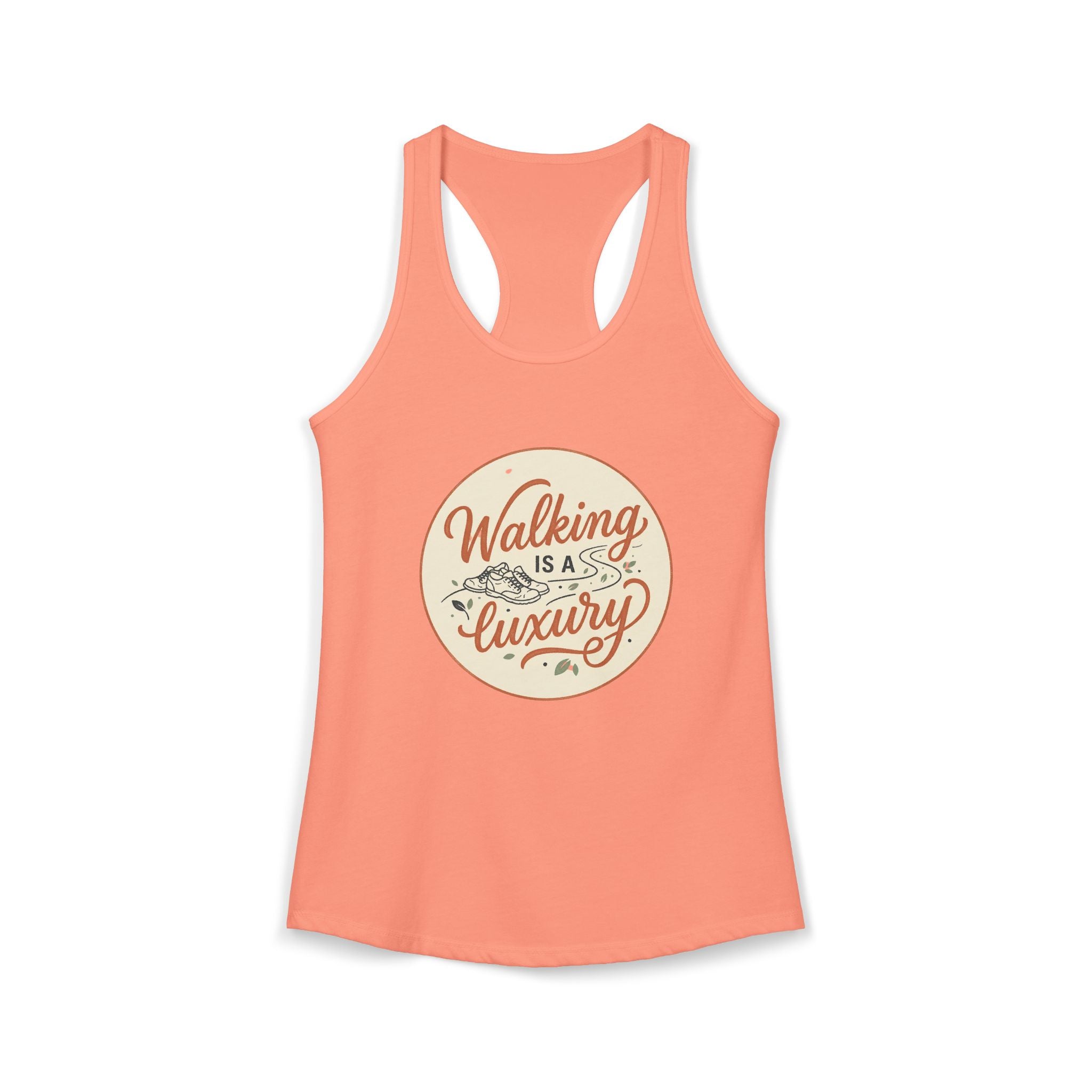 Walking is a Luxury Women's Ideal Racerback Tank
