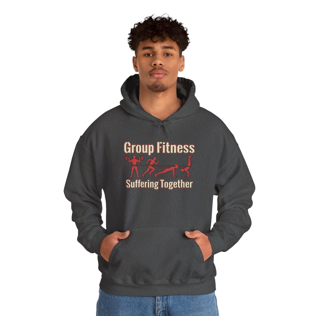 Group Fitness Suffering Together Unisex Heavy Blend™ Hooded Sweatshirt