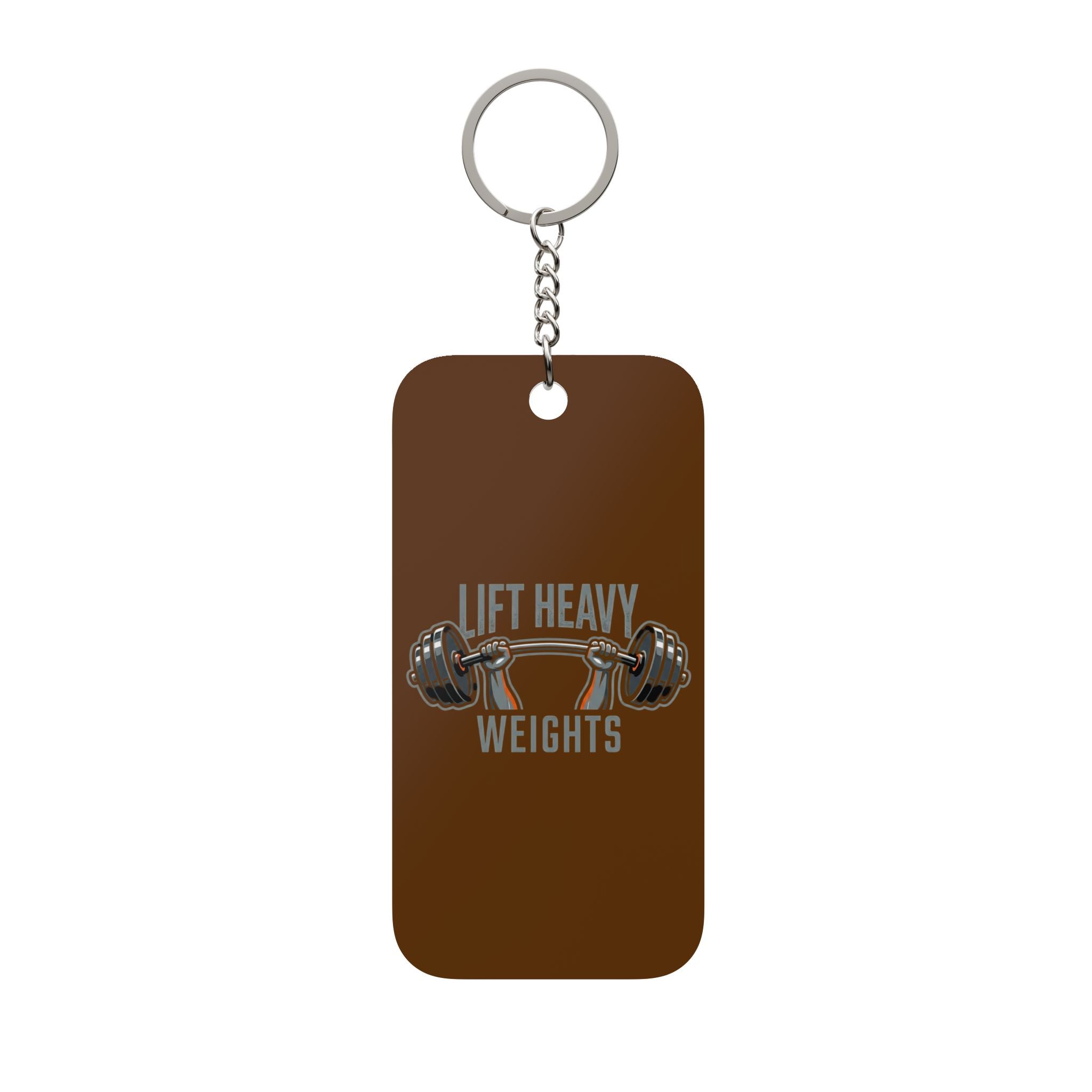Lift Heavy Weights Double-Sided Keychain Charm