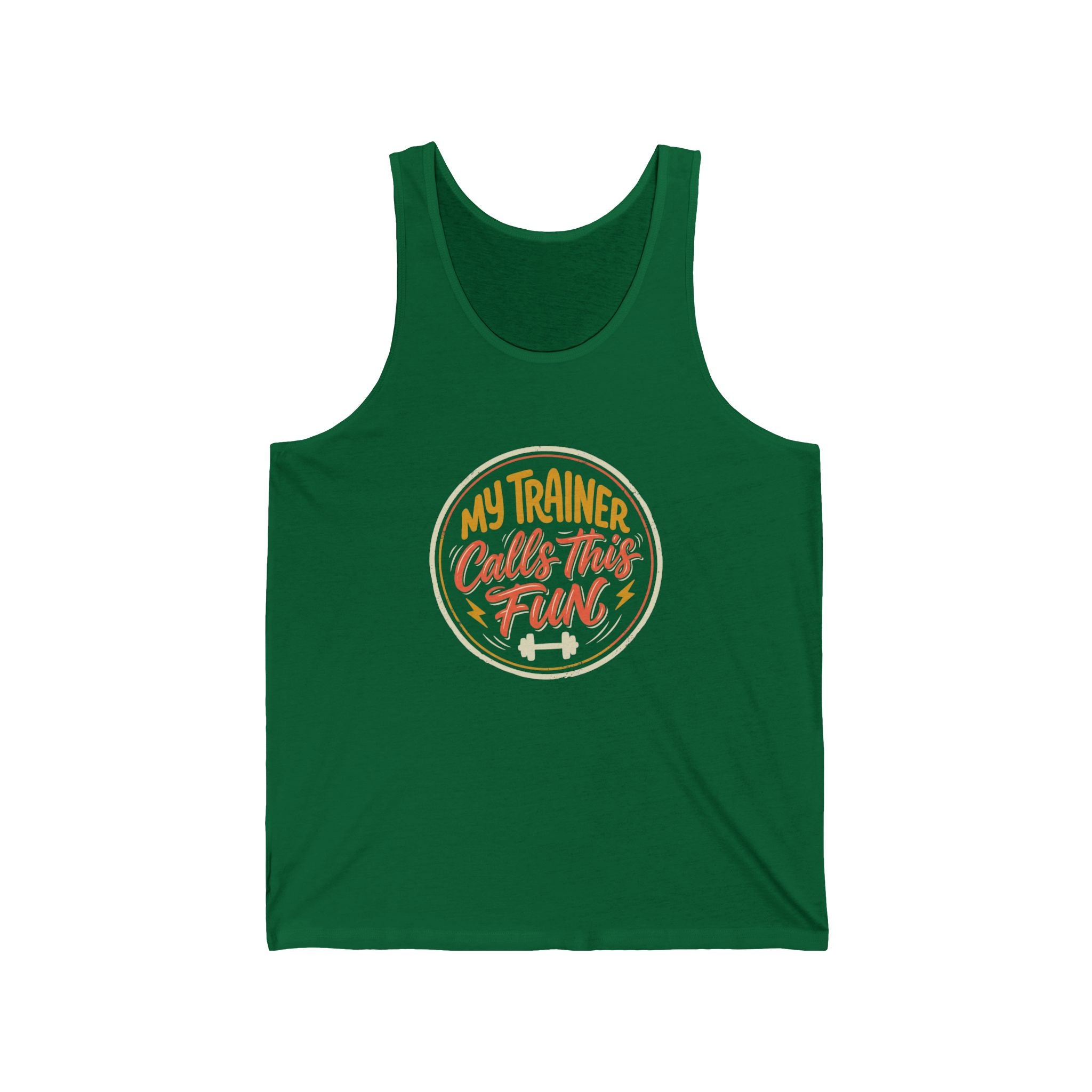 My Trainer Calls This Fun Unisex Jersey Tank
