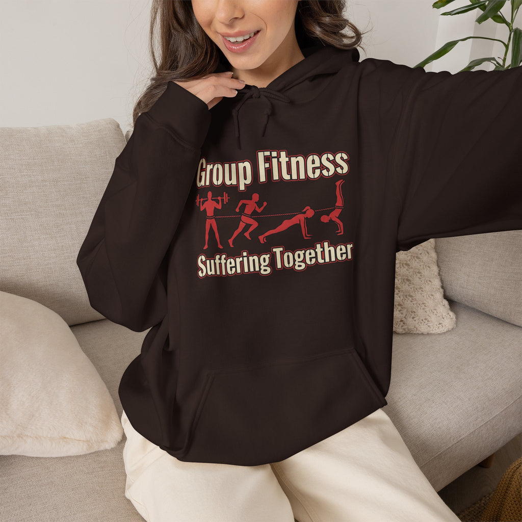 Group Fitness Suffering Together Unisex Heavy Blend™ Hooded Sweatshirt