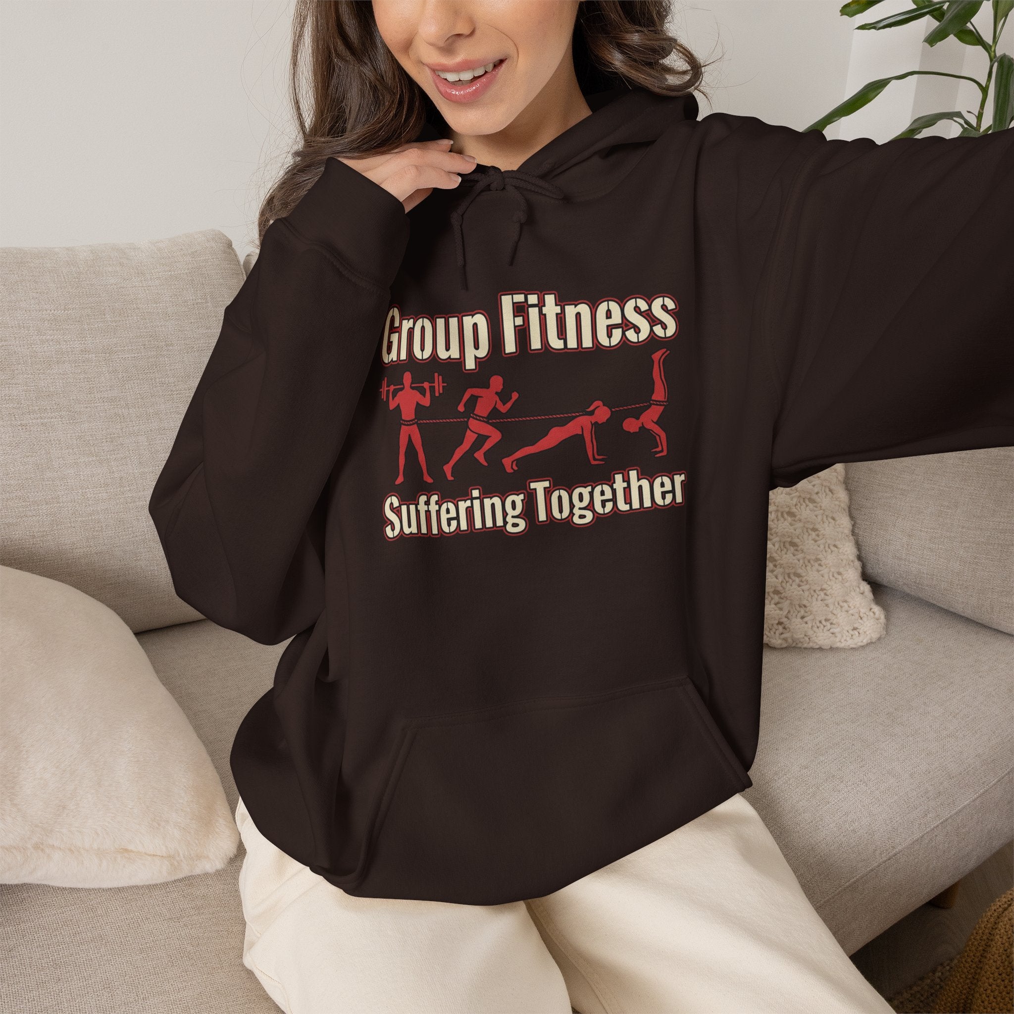 Group Fitness Suffering Together Unisex Heavy Blend™ Hooded Sweatshirt