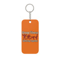 Group Fitness Suffering Together Double-Sided Keychain Charm