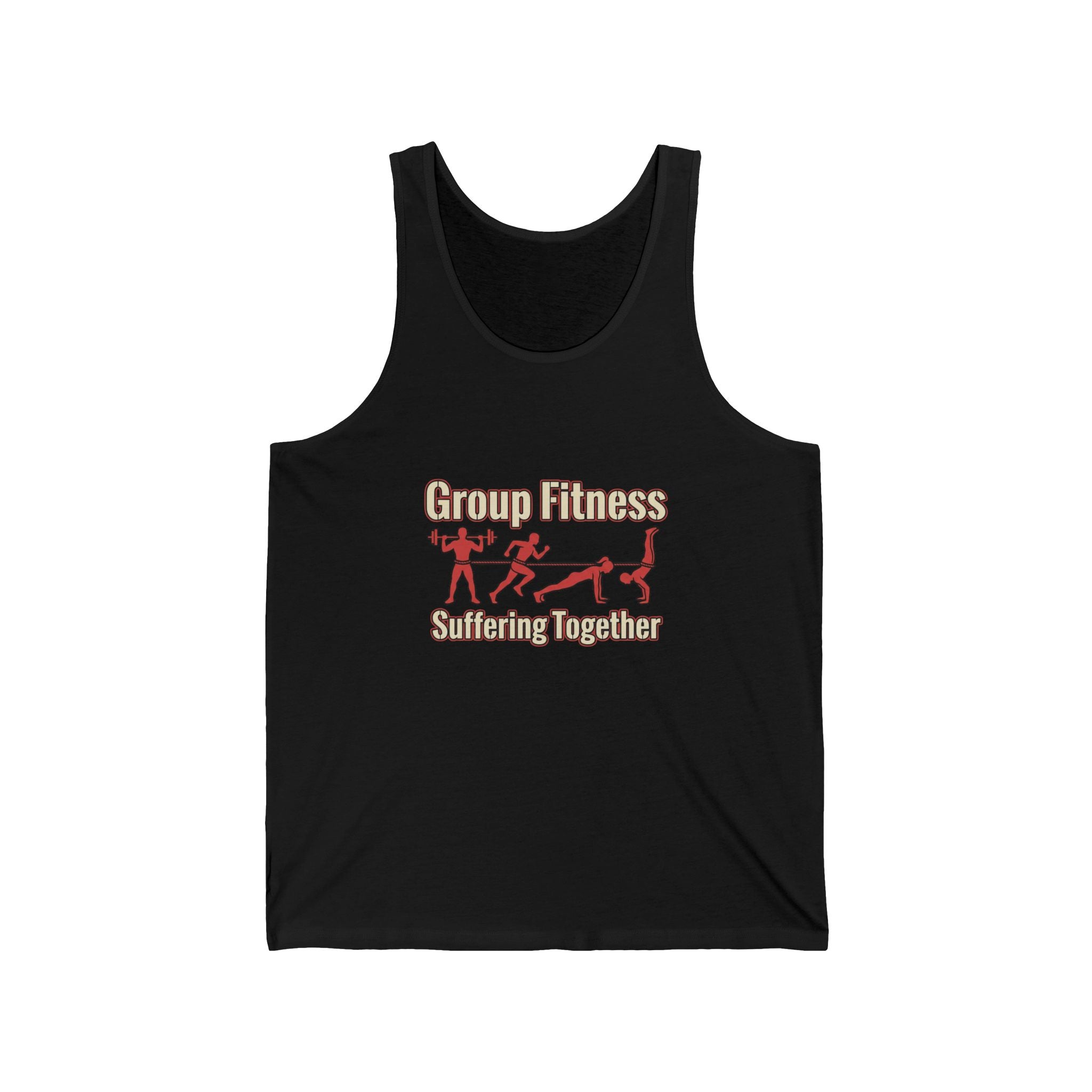 Group Fitness Suffering Together Unisex Jersey Tank