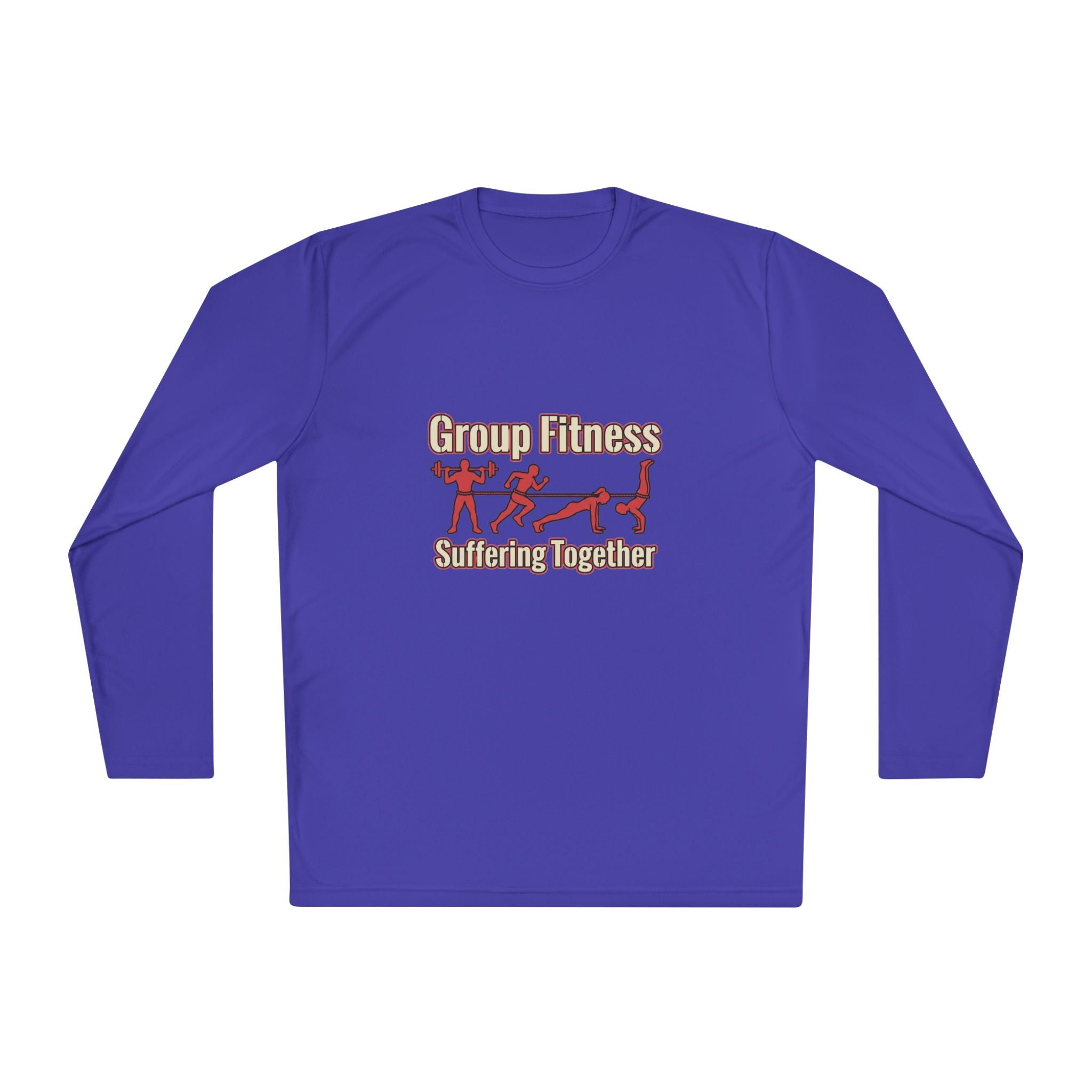 Group Fitness Suffering Together Unisex Lightweight Long Sleeve Tee